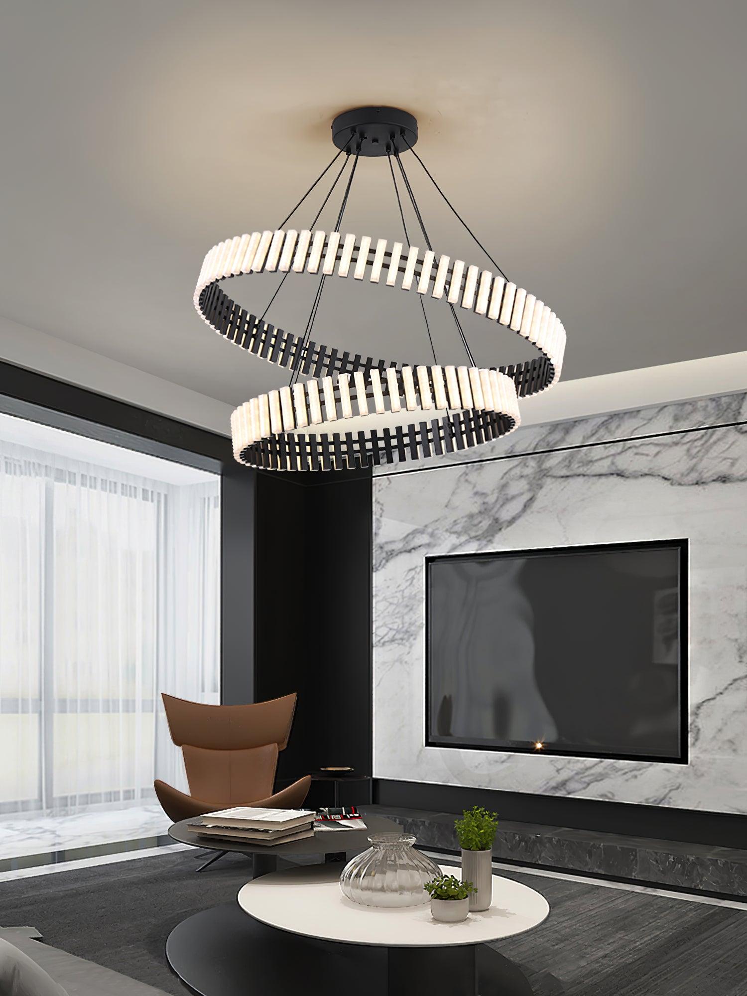Hanging LED Chandelier detail view 11