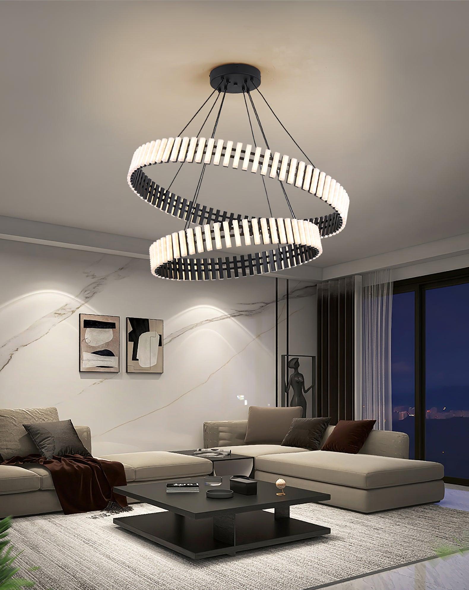 Hanging LED Chandelier detail view 12