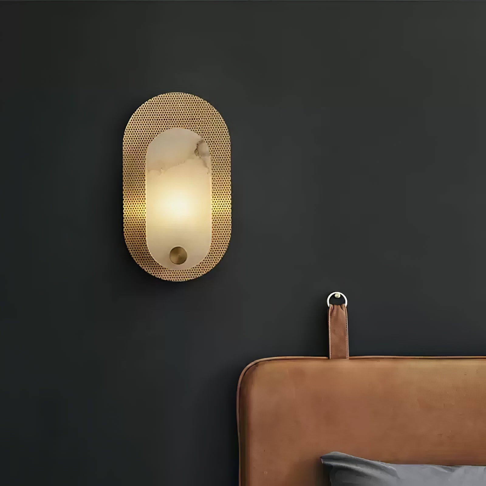 Harlan Alabaster Wall Sconce
