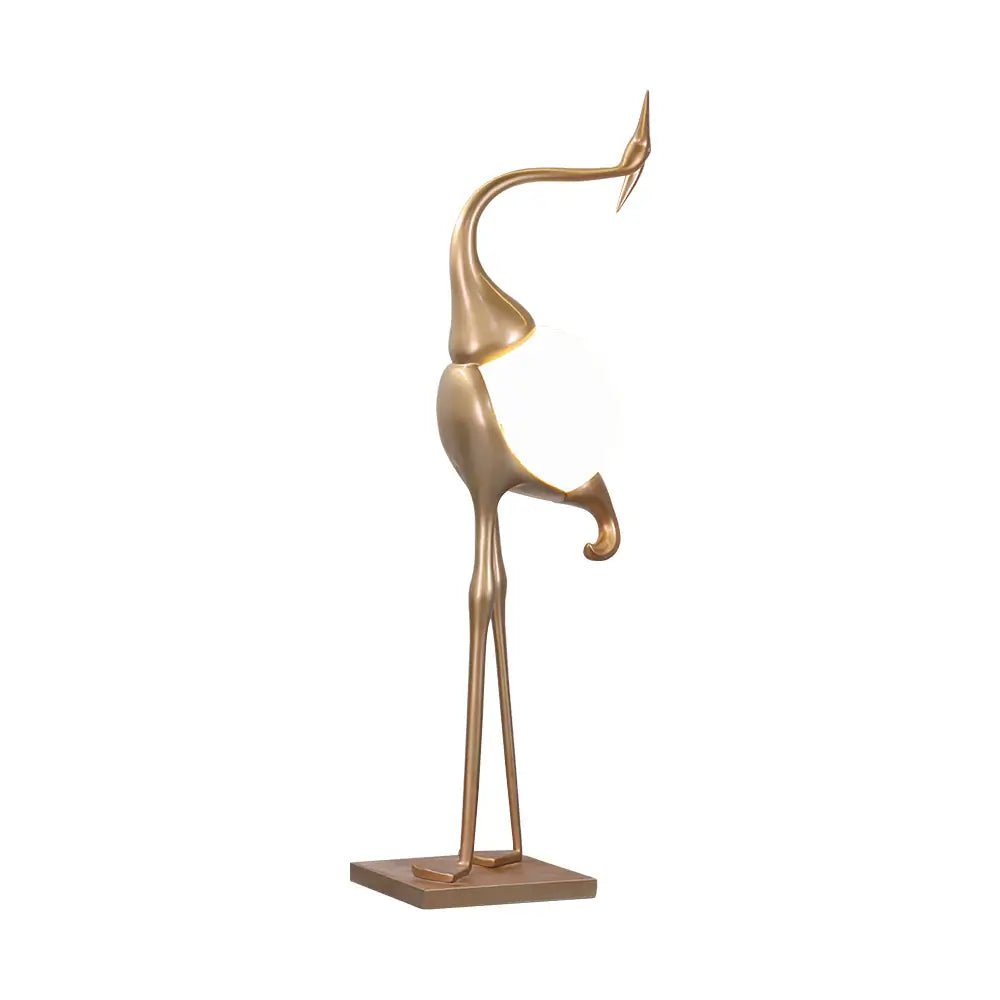 Heron Sculpture Floor Lamp detail view 18