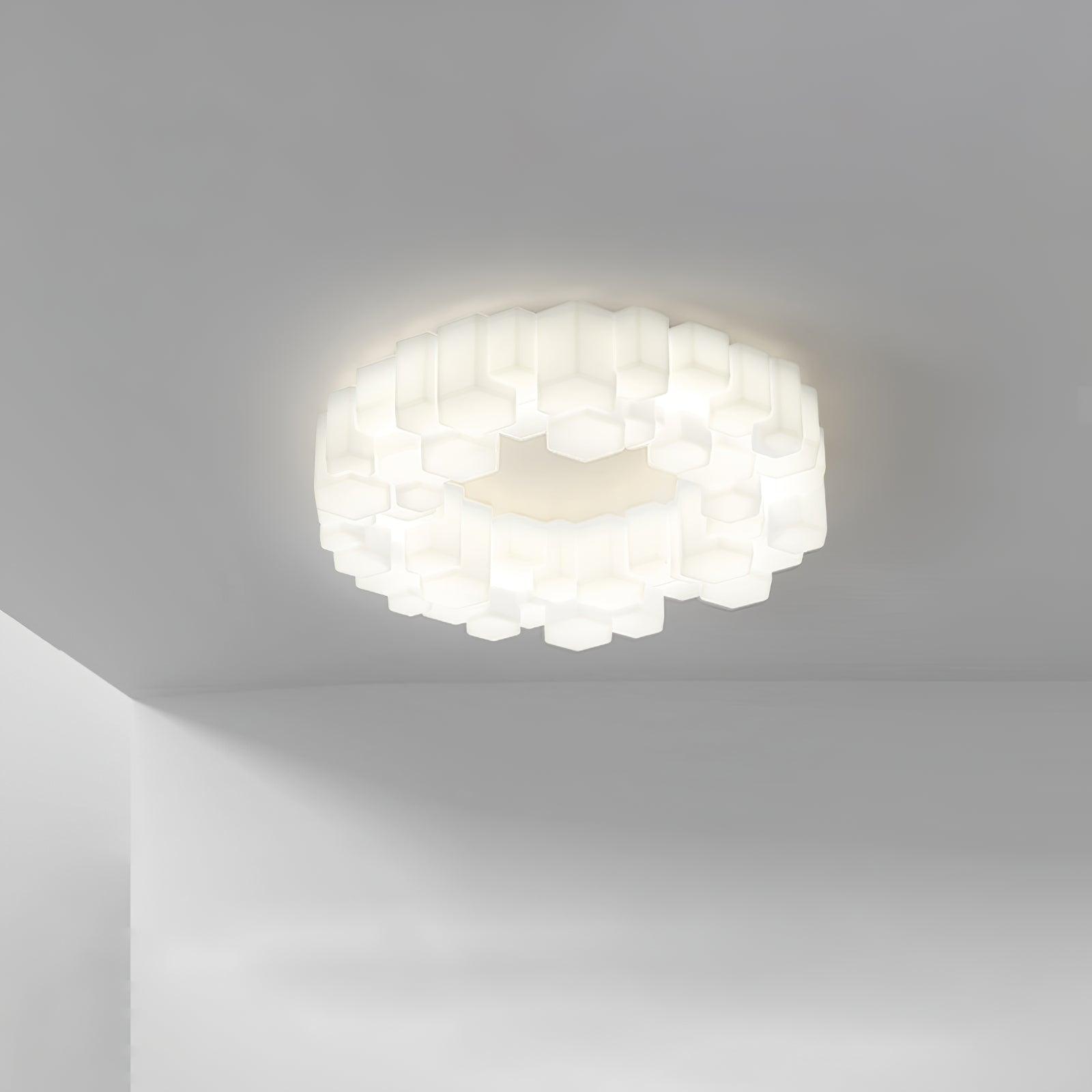 Honeycomb Flush Mount Light Ceiling Lamp