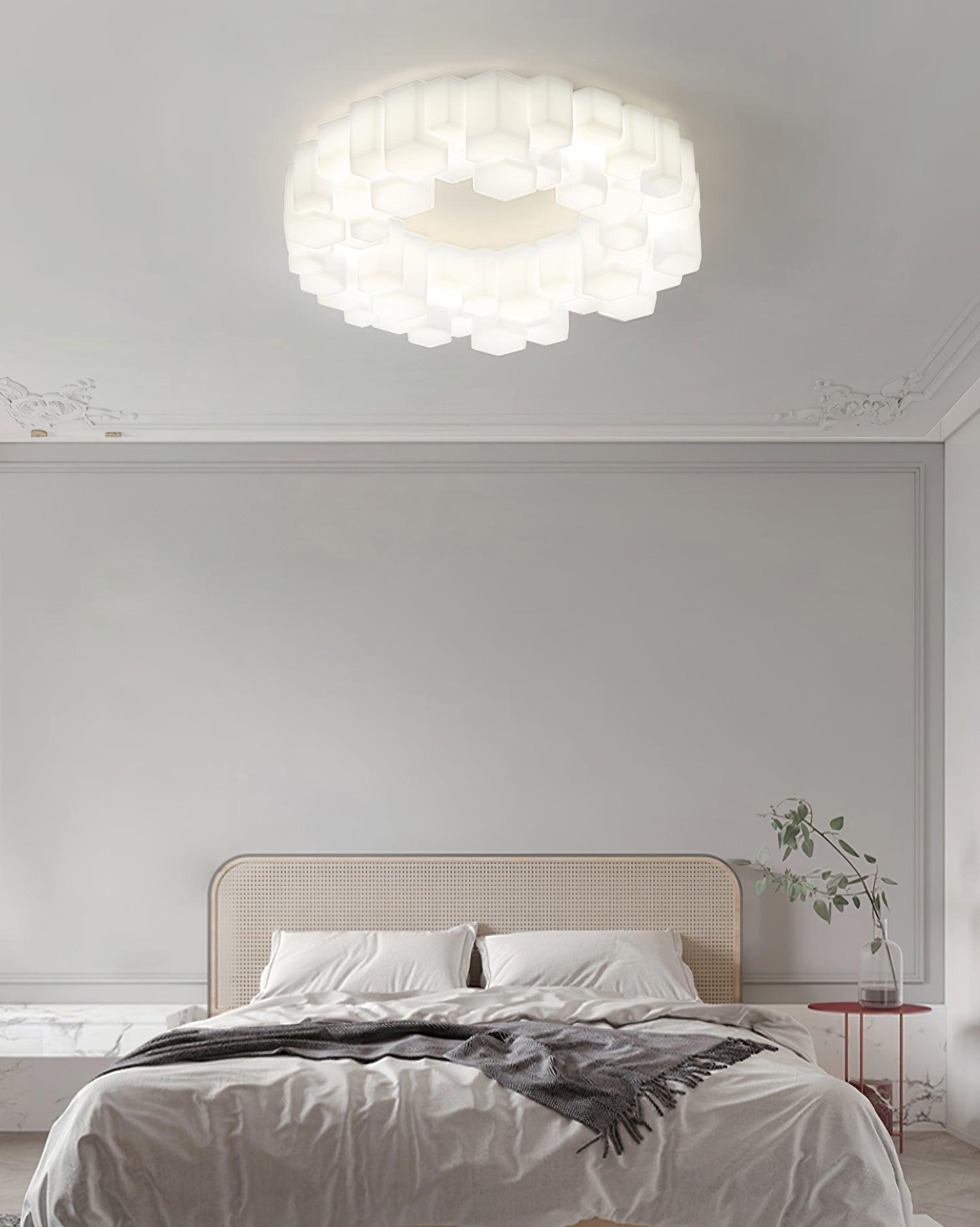 Honeycomb Flush Mount Light Ceiling Lamp
