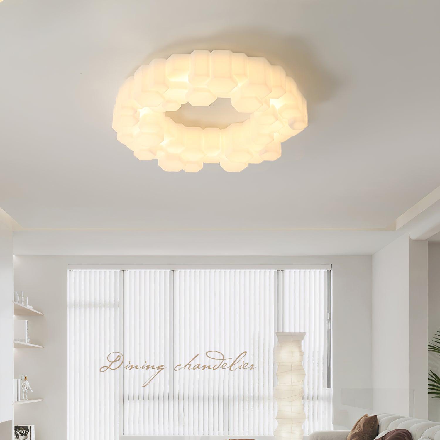 Honeycomb Flush Mount Light Ceiling Lamp