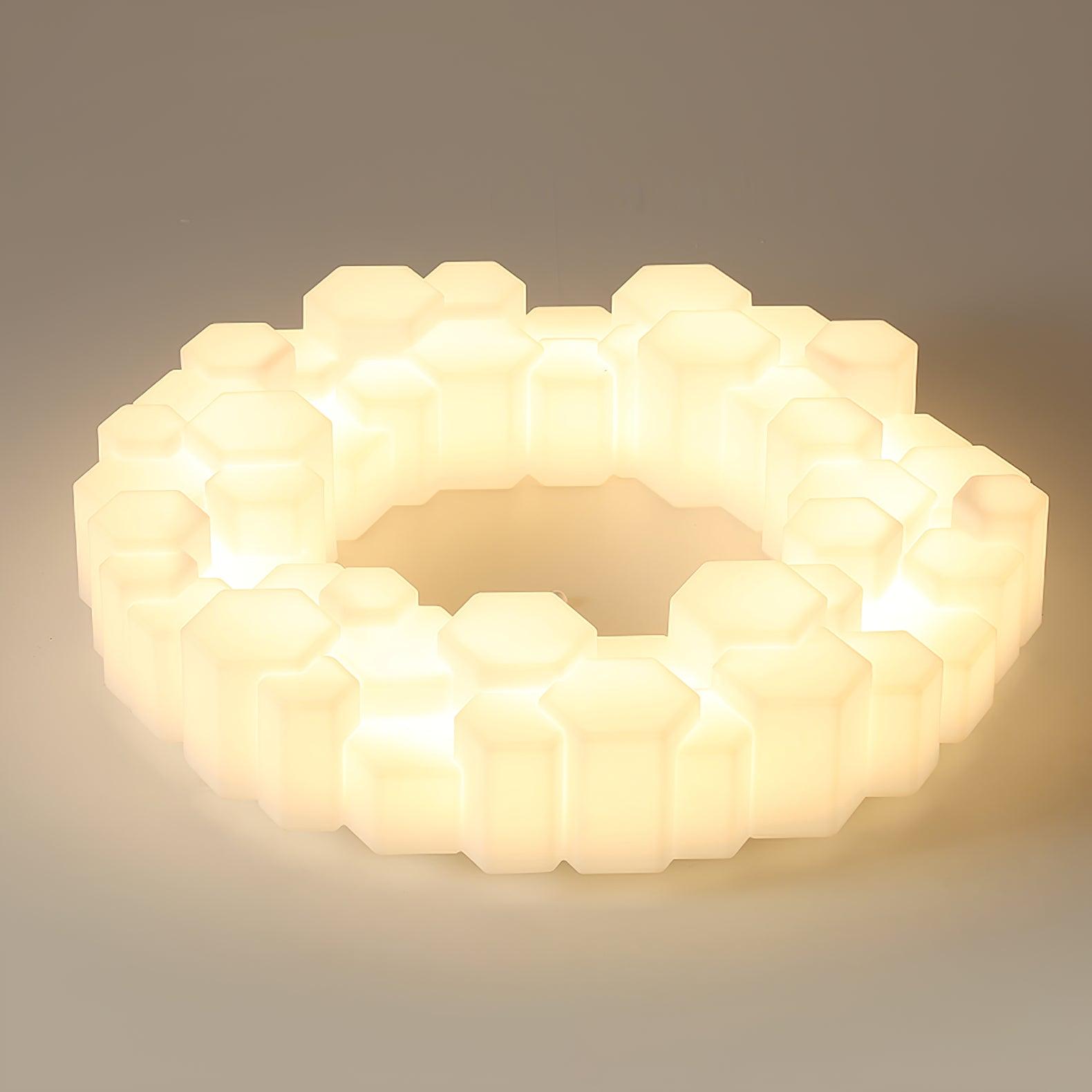 Honeycomb Flush Mount Light Ceiling Lamp