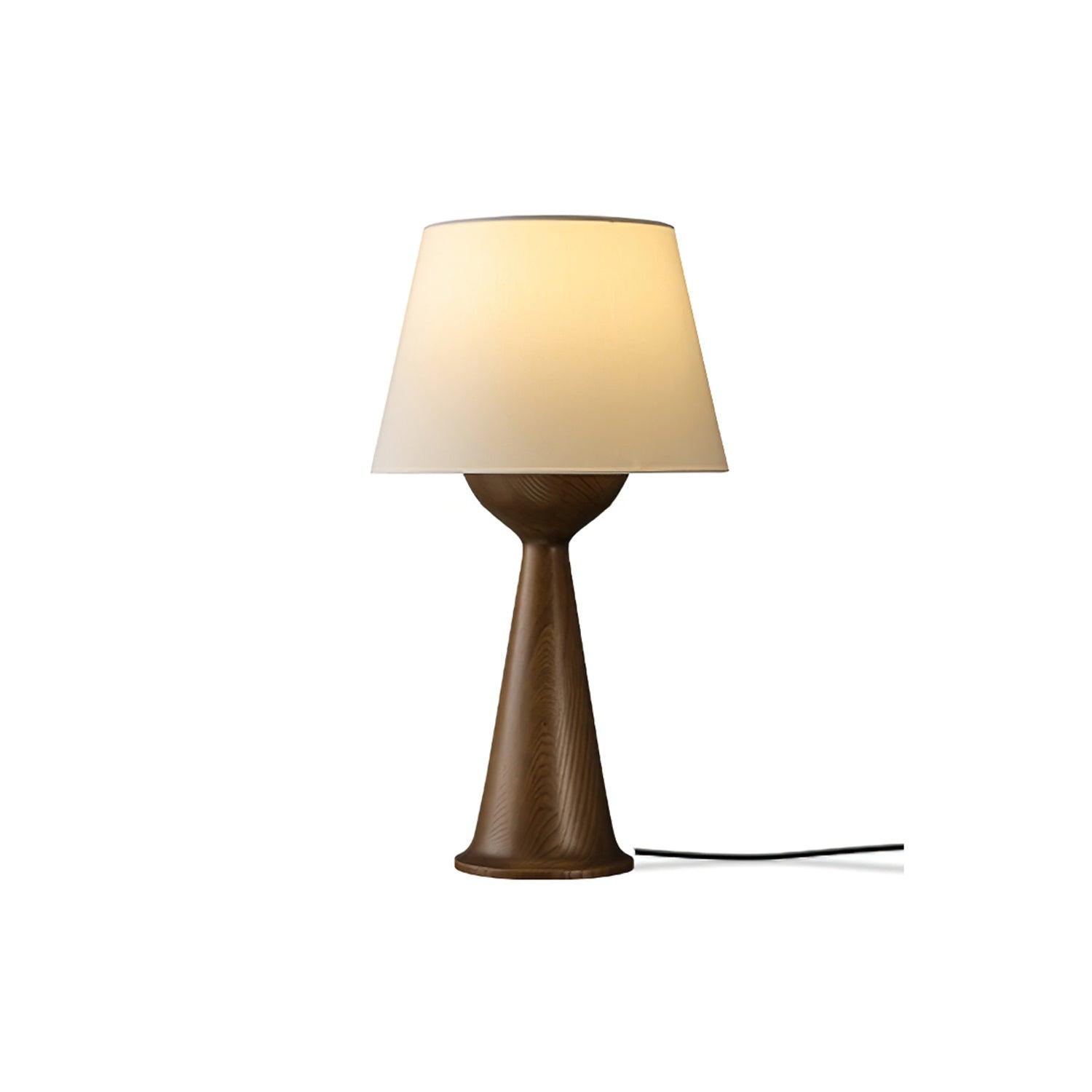 Hourglass Wood Table Light, Bedside Table Lamp, detail 21
