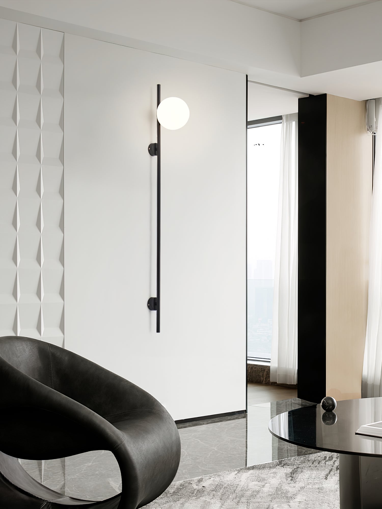 Houseof Plug-In Wall Light - Black Wall Lamp, Plug-In Wall Sconce, detail 26