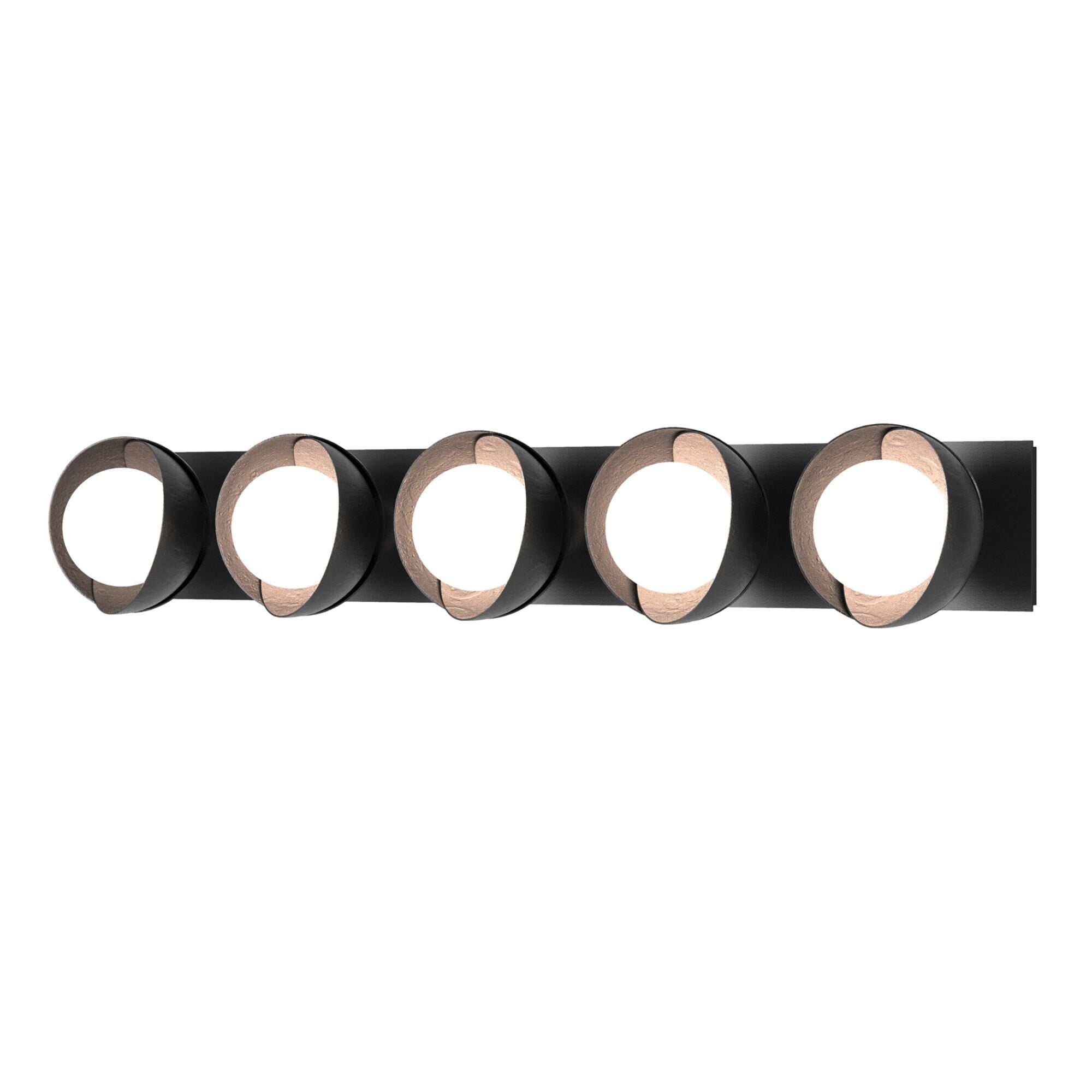 Brooklyn 38 Inch 5 Light Bath Vanity Fixture, Bathroom Vanity Light, Height: 6.0 Inches