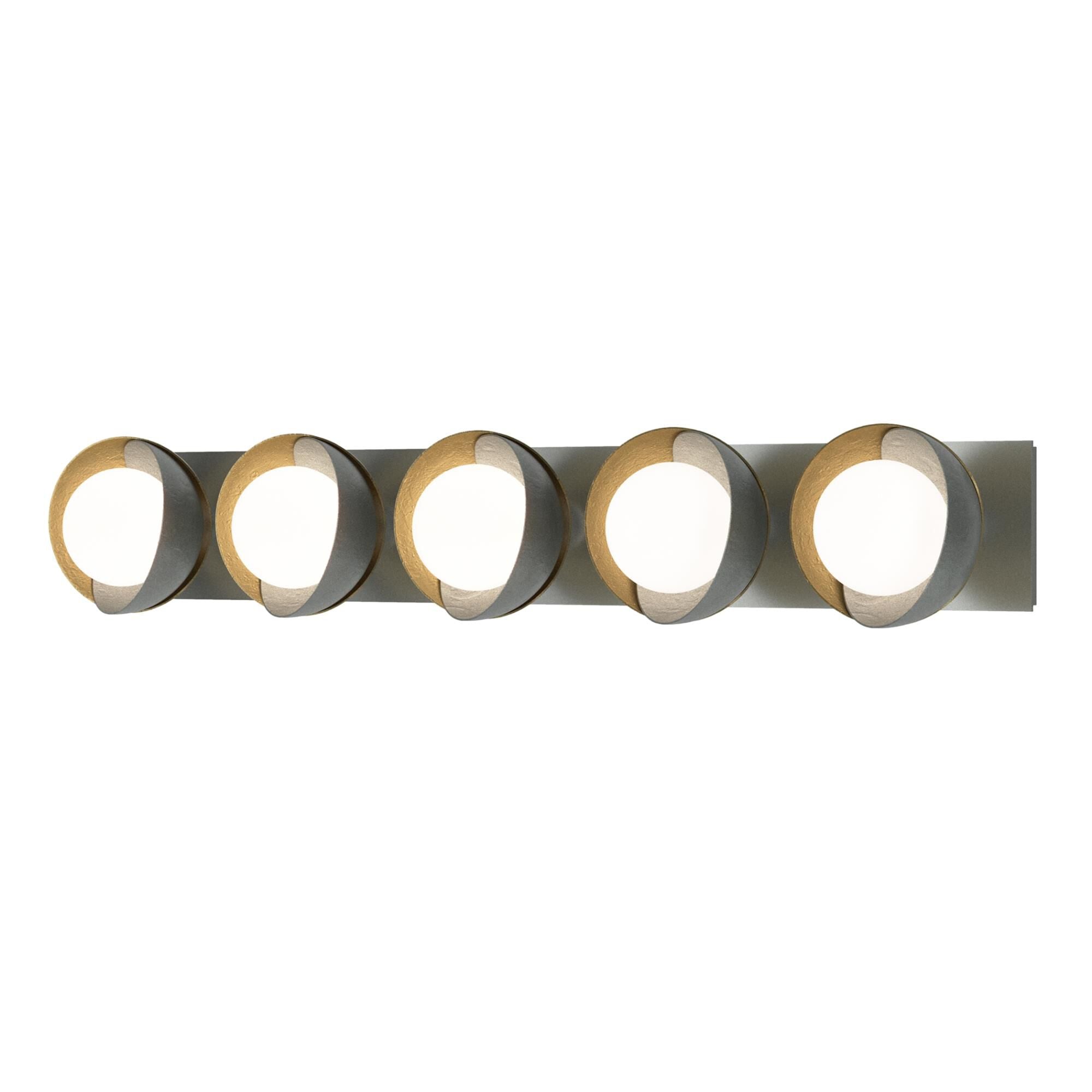 Brooklyn 38 Inch 5 Light Bath Vanity Fixture, Bathroom Vanity Light, detail 38