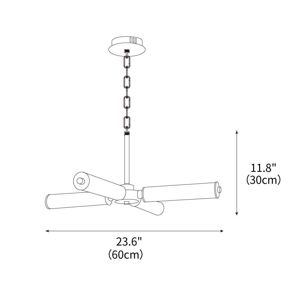 Huntington LED Chandelier 23.6