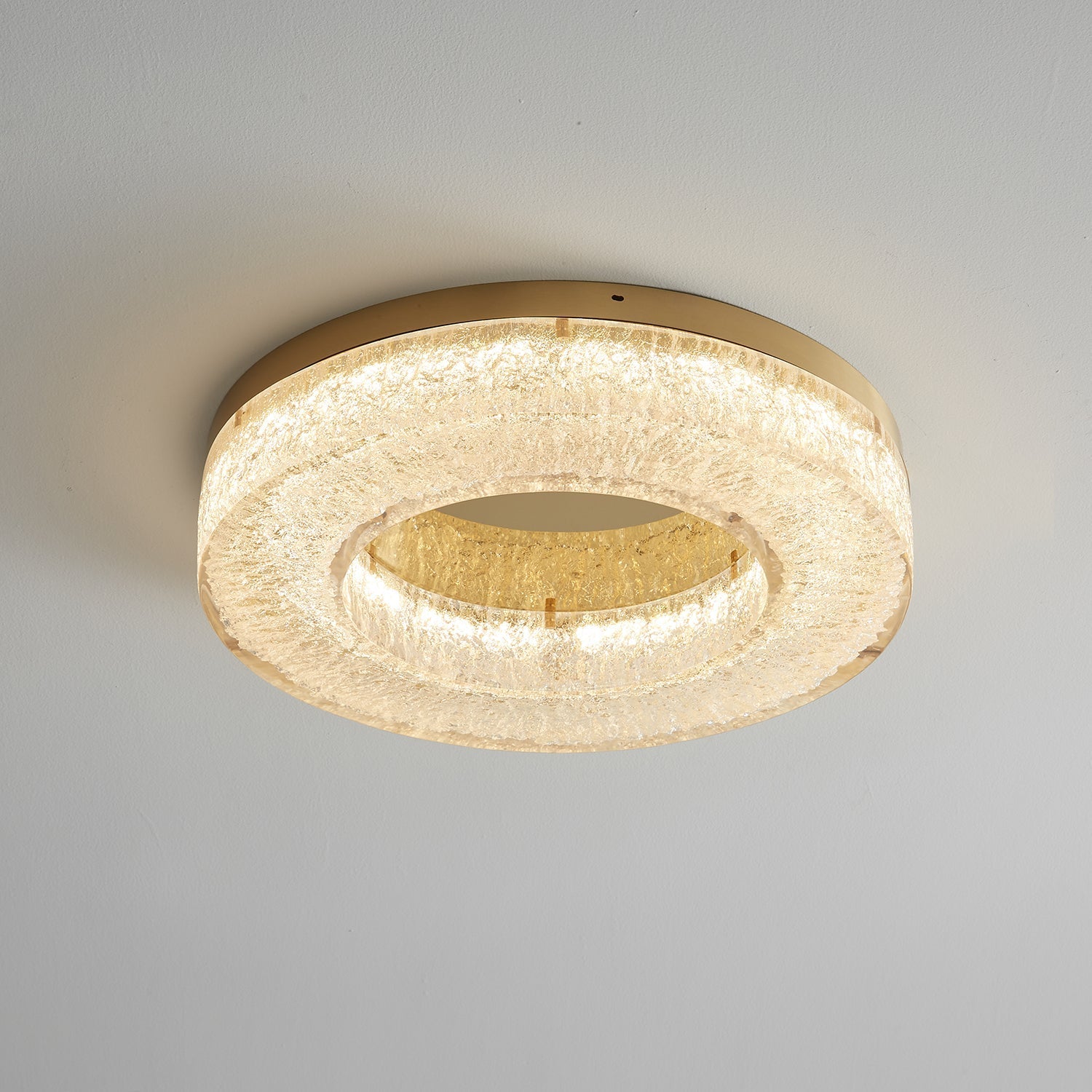 Ice Crack Circle Ceiling Lamp