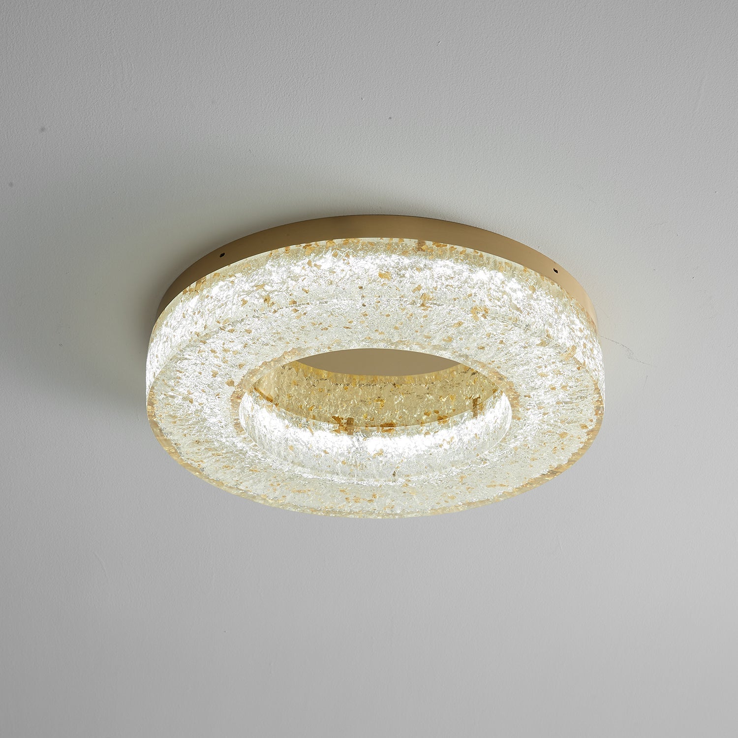 Ice Crack Circle Ceiling Lamp