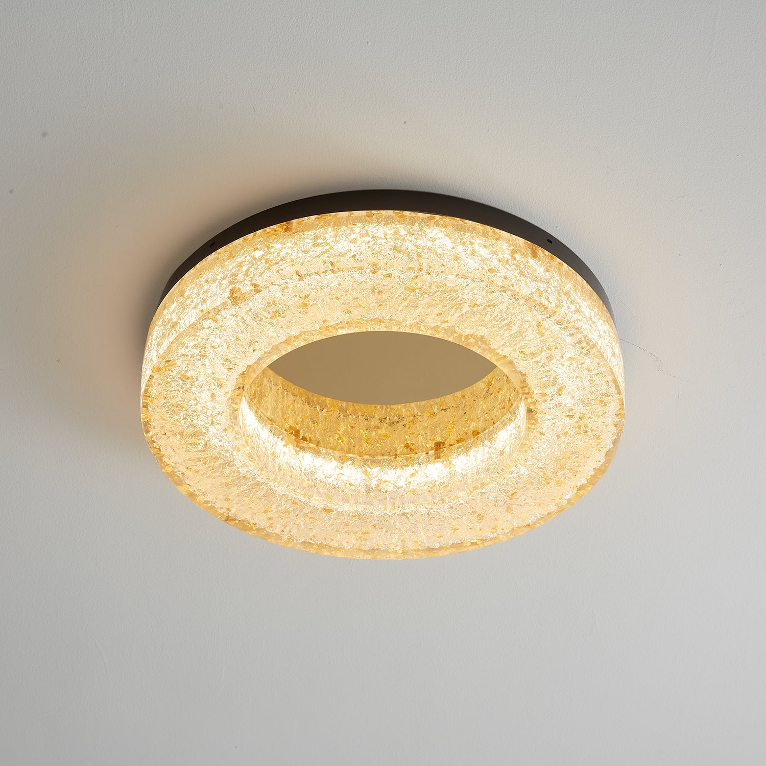 Ice Crack Circle Ceiling Lamp