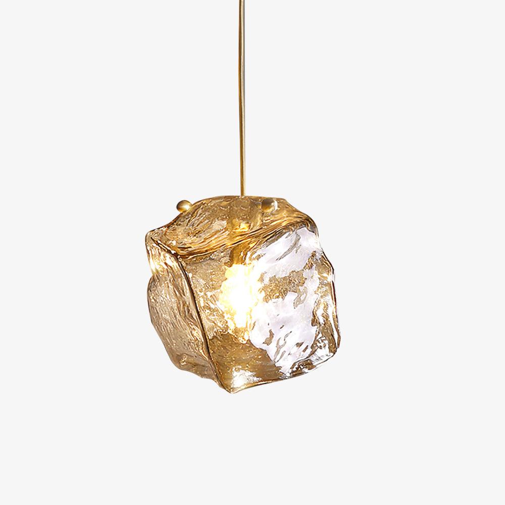 Illyria Ice Glass Hanging Light Pendant Lamp