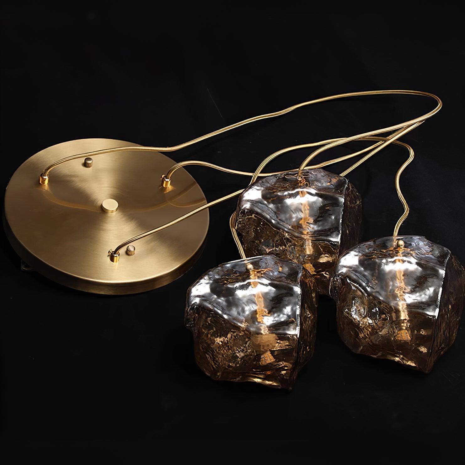 Illyria Ice Glass Hanging Light Pendant Lamp