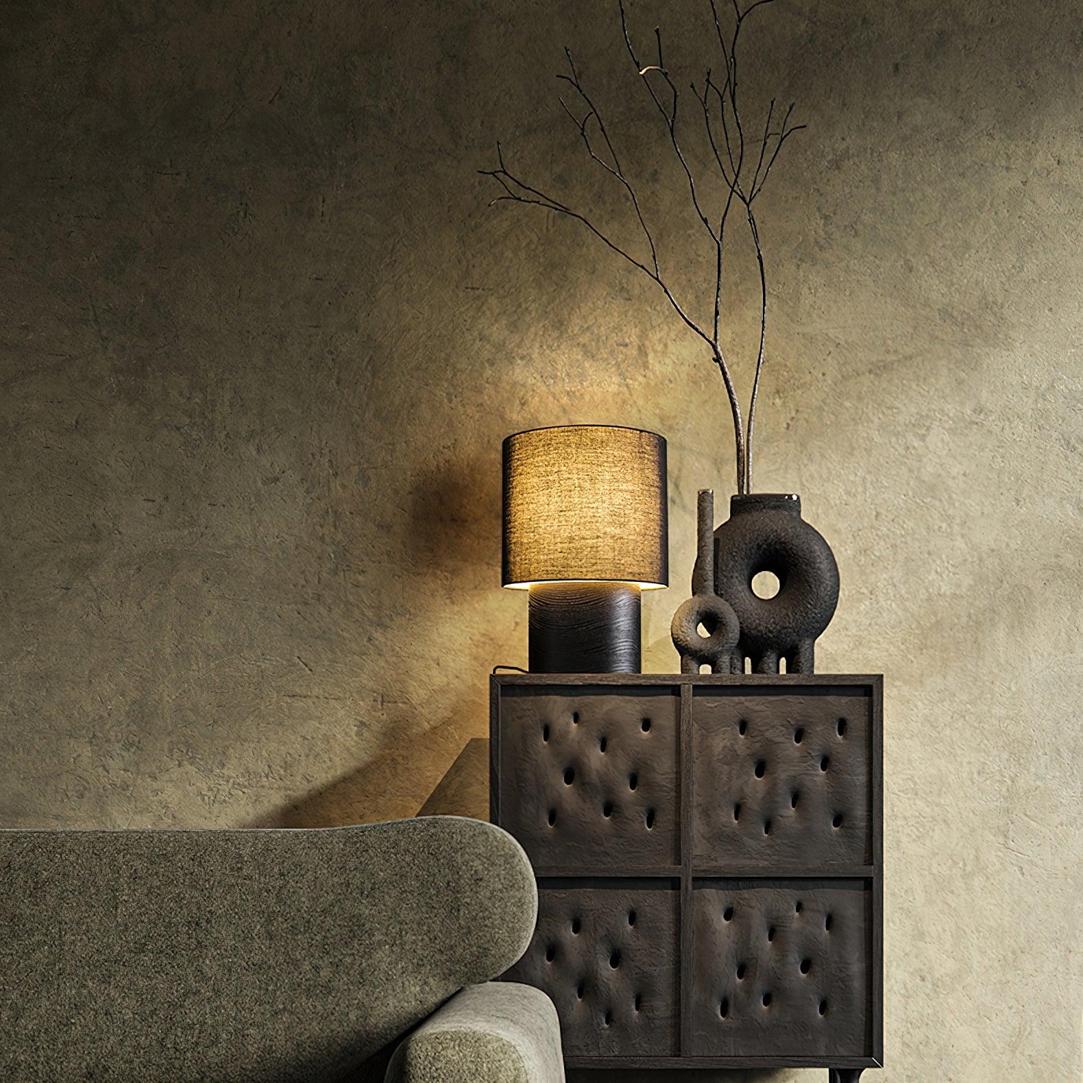 Japanese Wabi Sabi Table Lamp 11.8