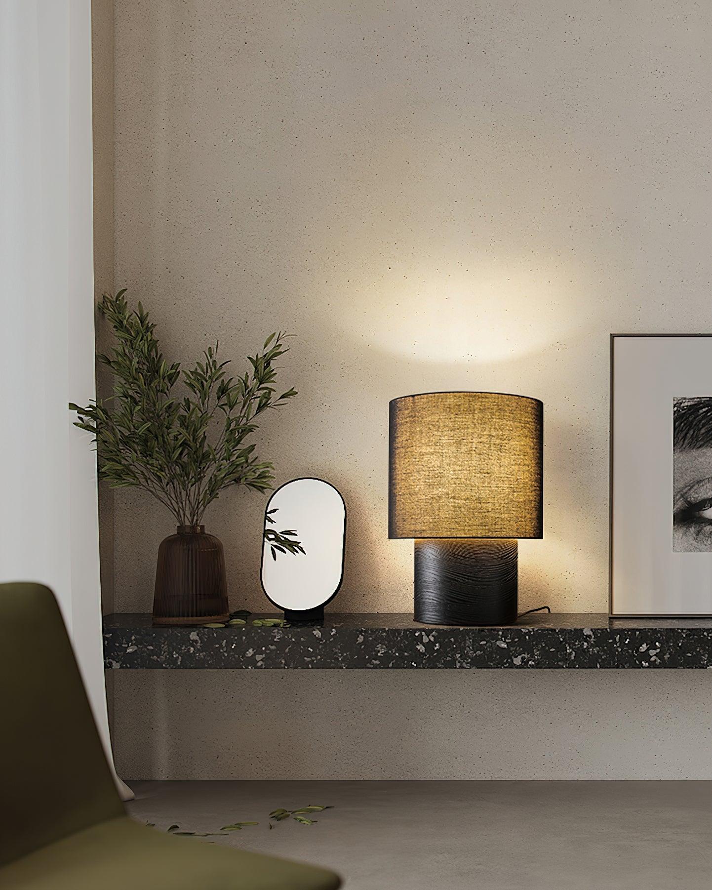 Japanese Wabi Sabi Table Lamp 11.8