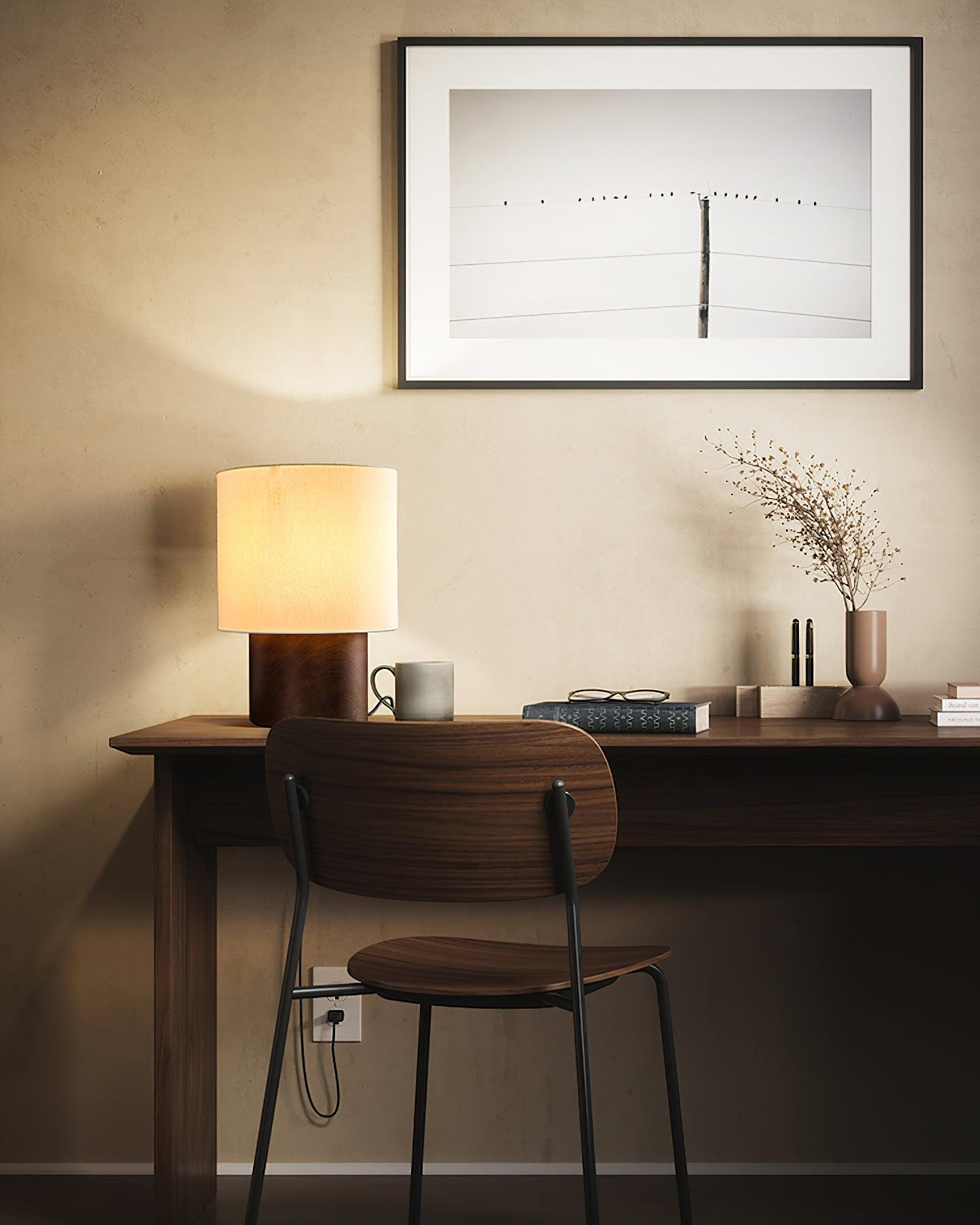 Japanese Wabi Sabi Table Lamp 11.8
