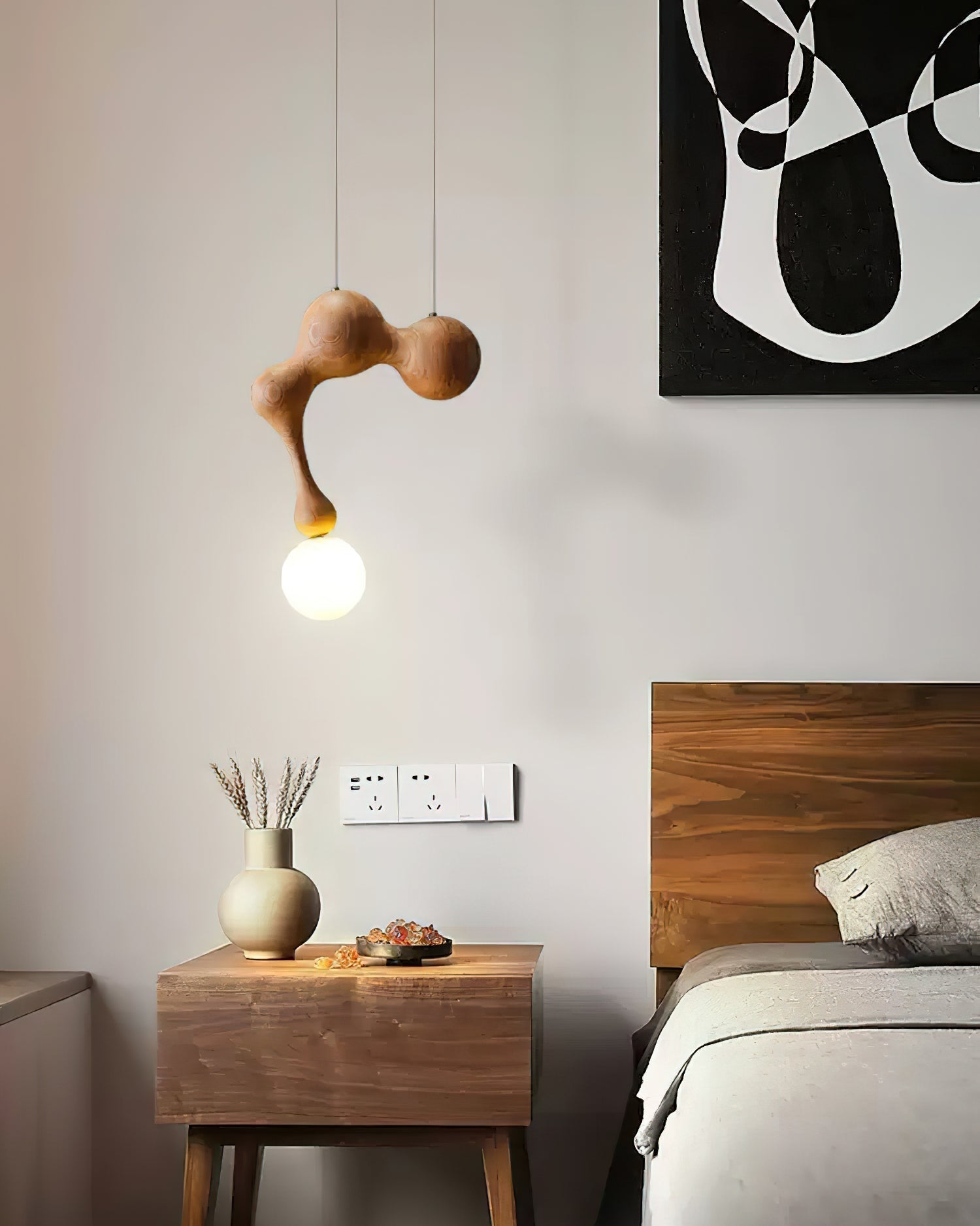 glass pendant light shown as a main product image for entryways
