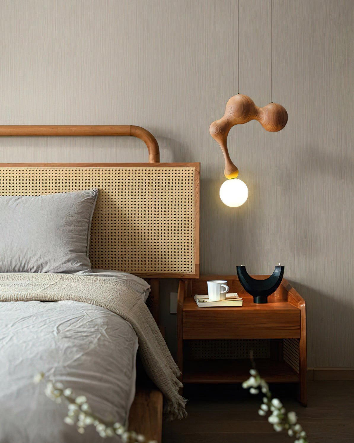 glass pendant light shown as a main product image for entryways