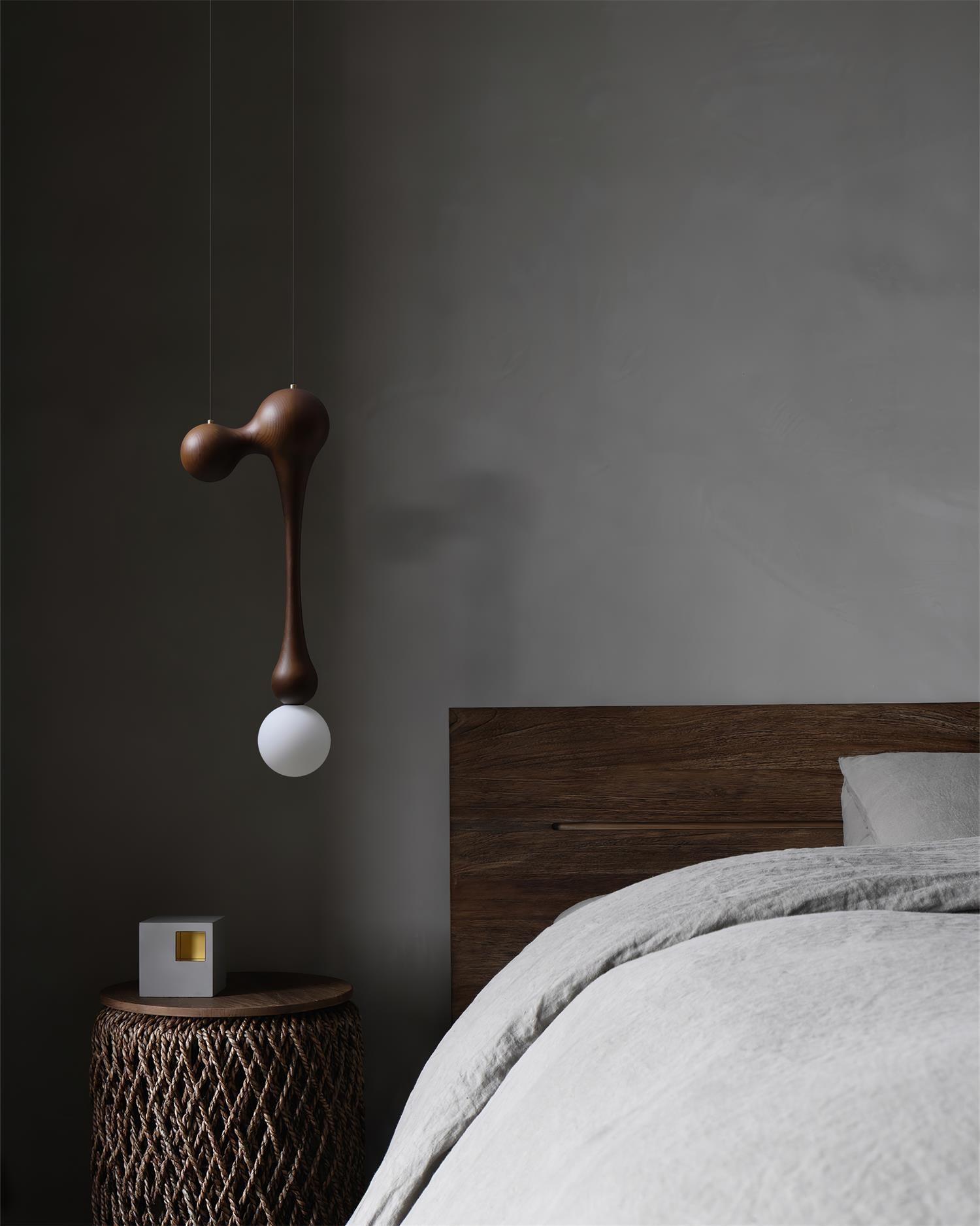 glass pendant light shown as a main product image for entryways
