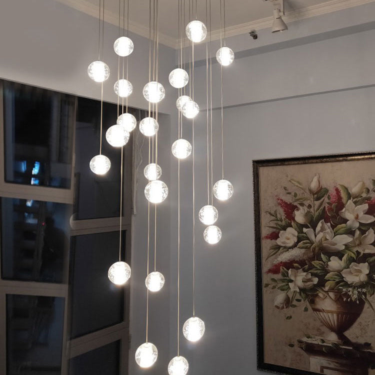 Crystal Bubbles balls Pendant Lamp