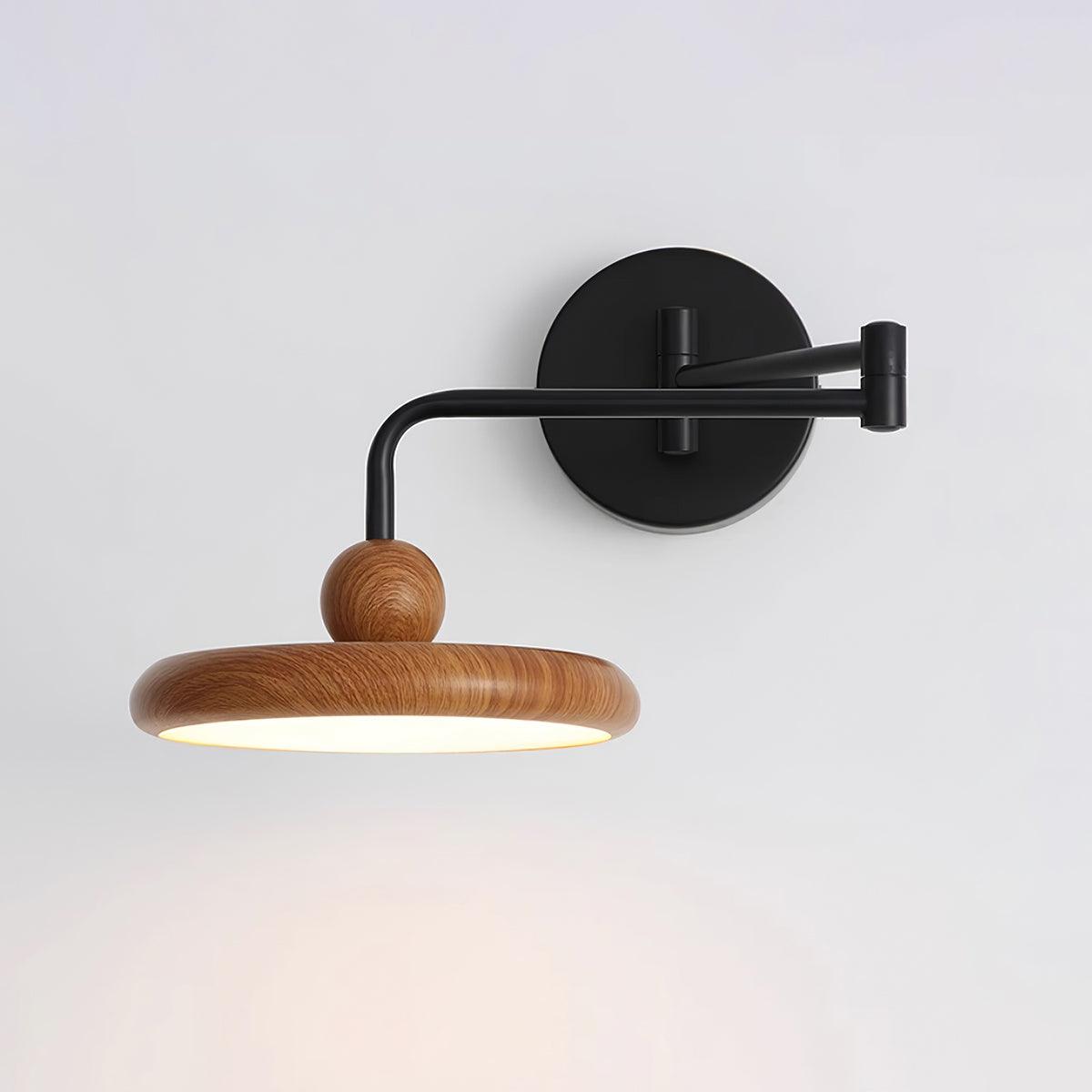 Close-up angle of Karlin Wall Light showing form and material detail
