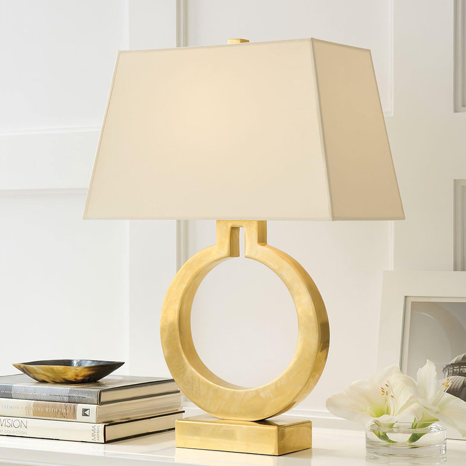 Keyhole Ring Desk Lamp