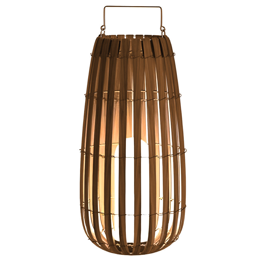Rattan Portable Lantern Shaped LED Waterproof Solar Exterior Lights - Outdoor Light, Outdoor Wall Light, detail 9