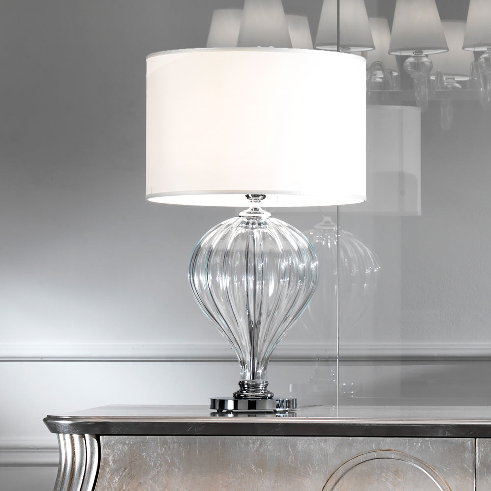 Large Italian Designer Murano Glass Table Lamp table lamp in glass | Tianguang Select