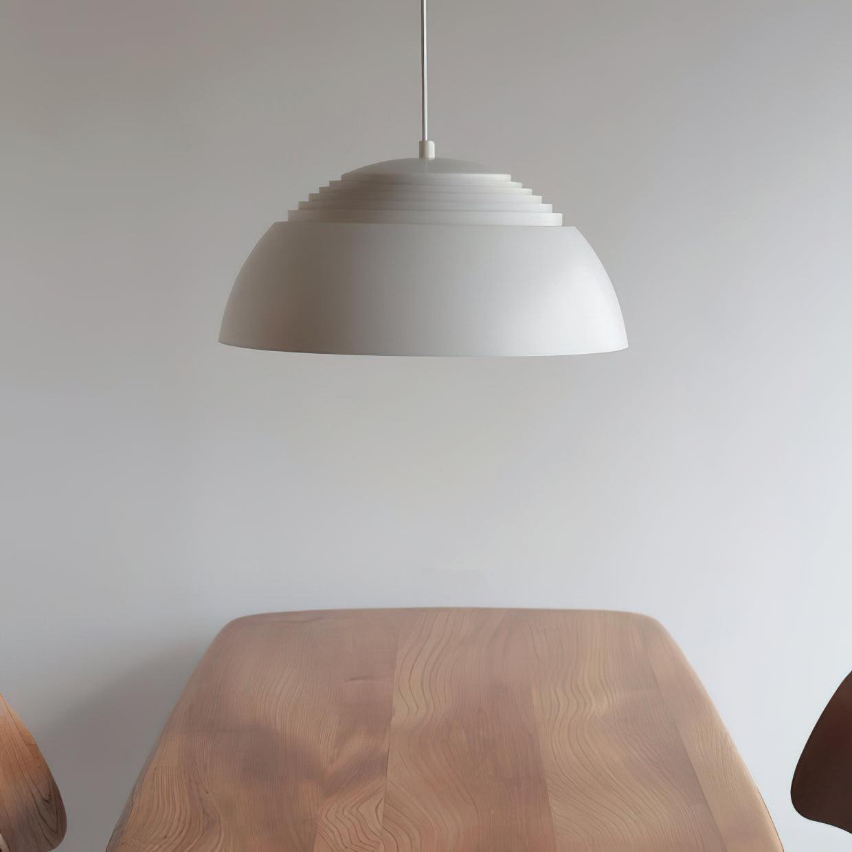 Large Bowl Wave Pendant Lamp 13.8