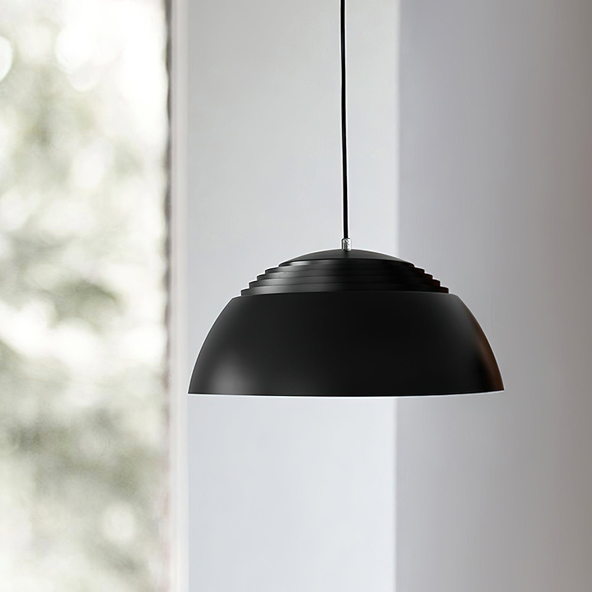 Large Bowl Wave Pendant Lamp 13.8