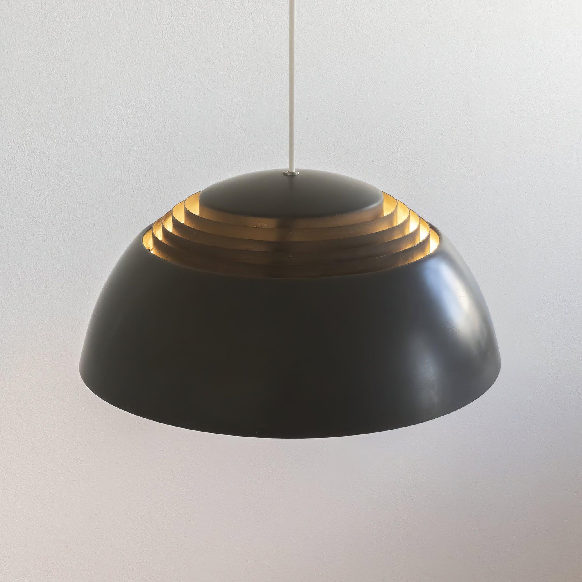 Large Bowl Wave Pendant Lamp 13.8