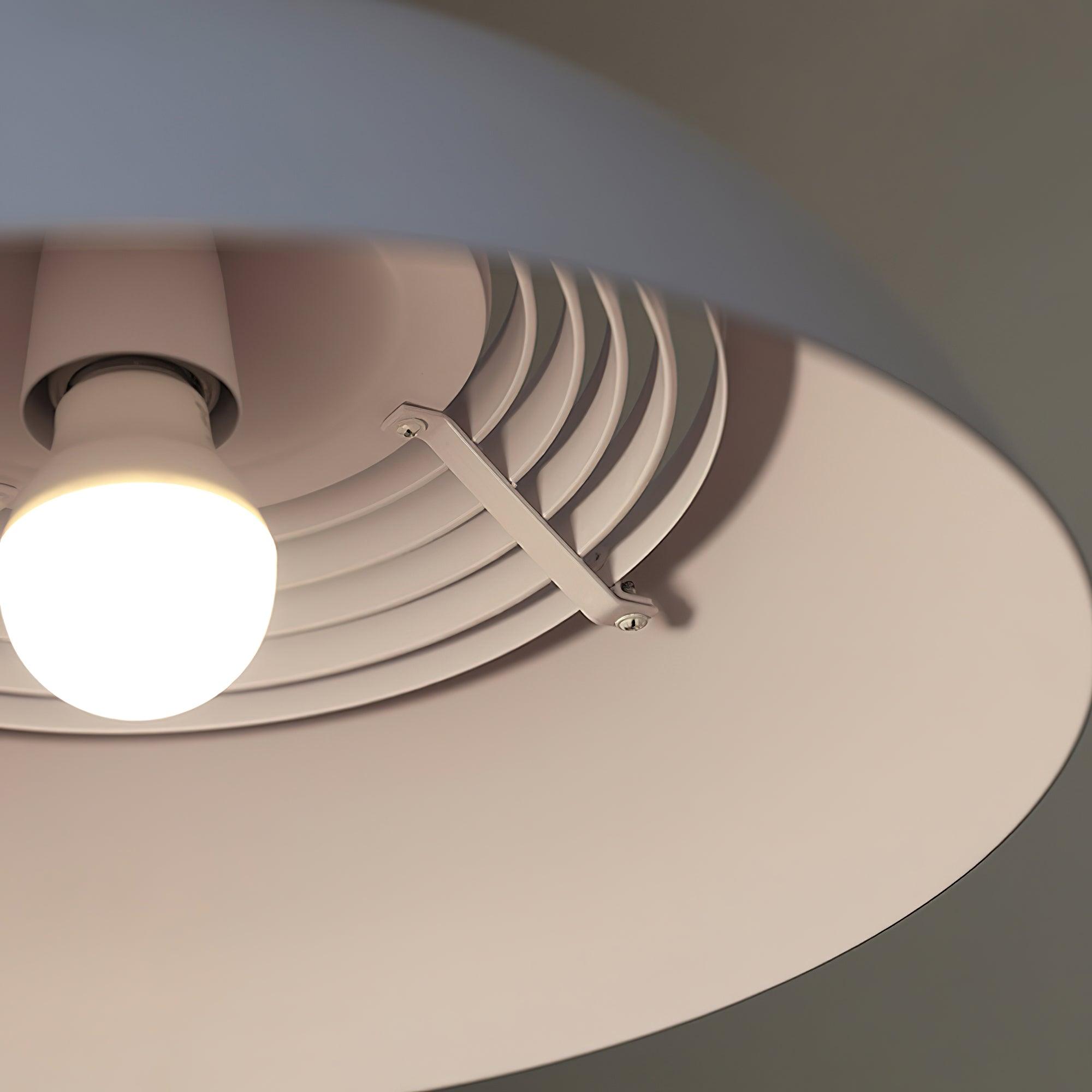 Large Bowl Wave Pendant Lamp 13.8