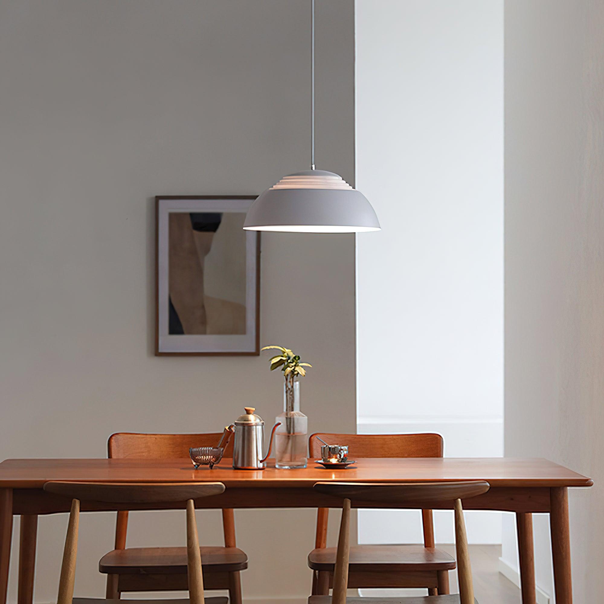 Large Bowl Wave Pendant Lamp 13.8