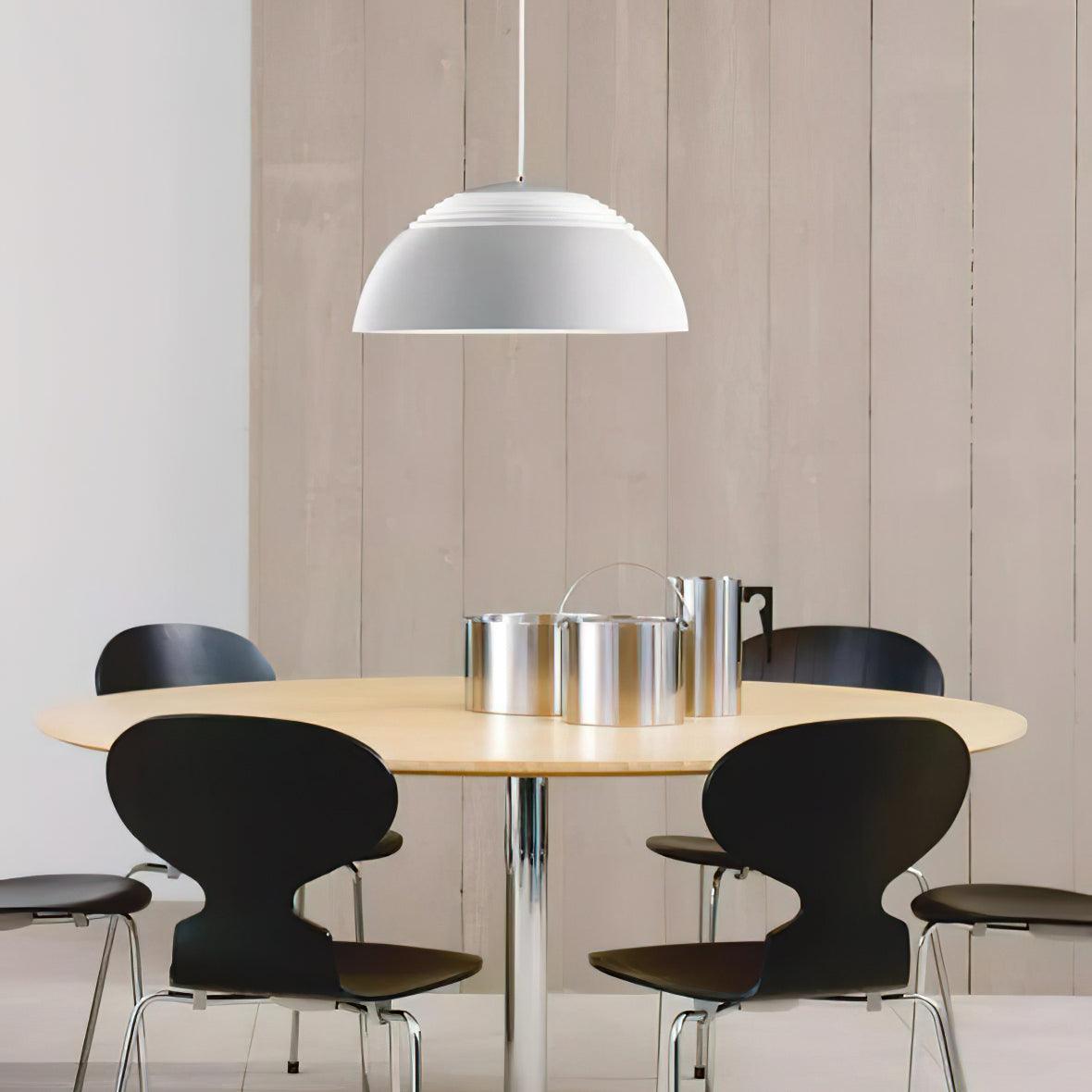 Large Bowl Wave Pendant Lamp 13.8