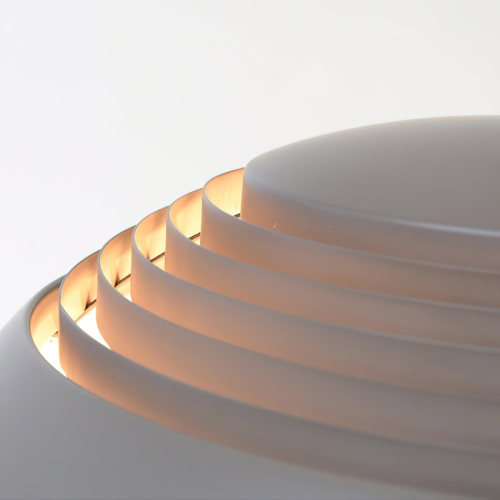 Large Bowl Wave Pendant Lamp 13.8
