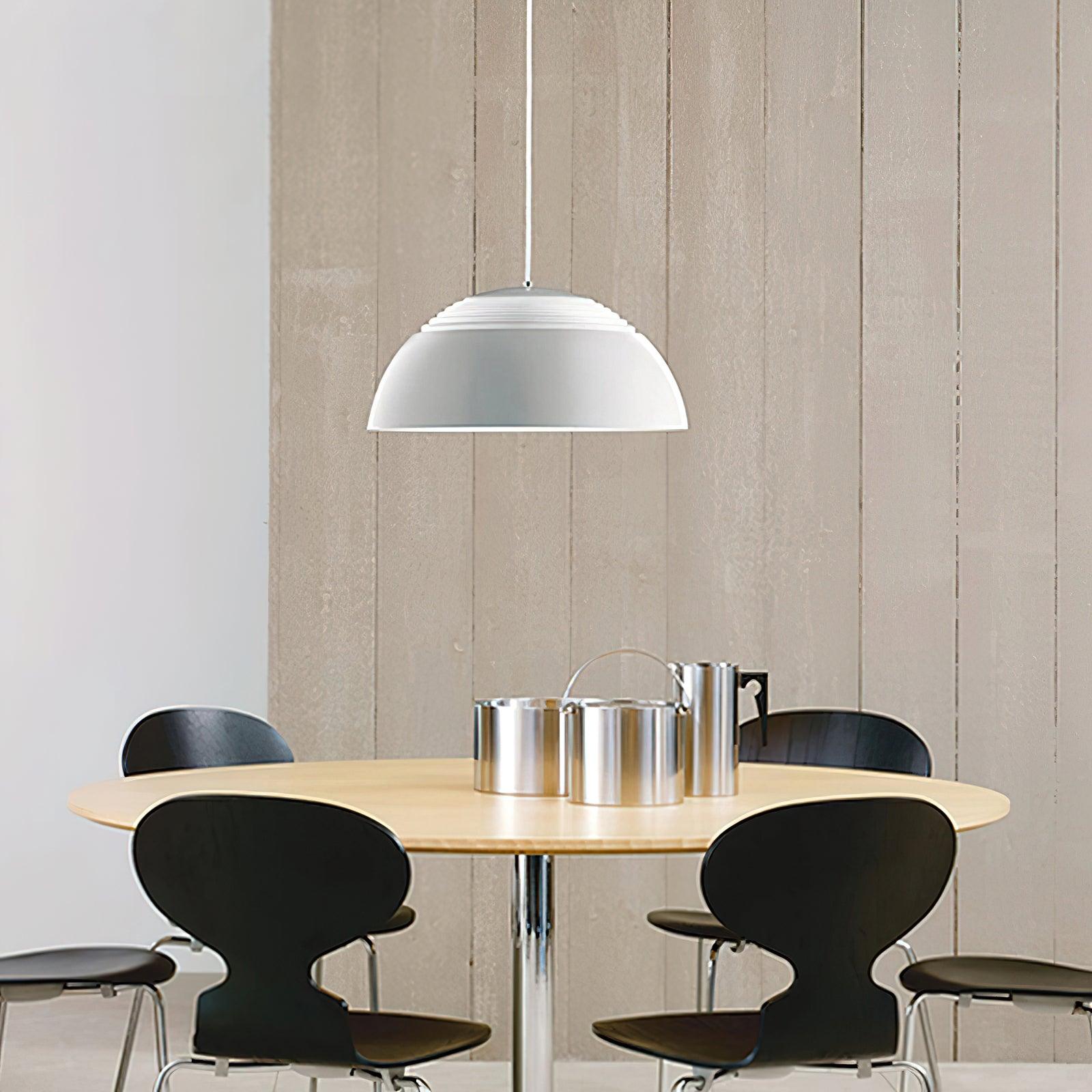 Large Bowl Wave Pendant Lamp 13.8