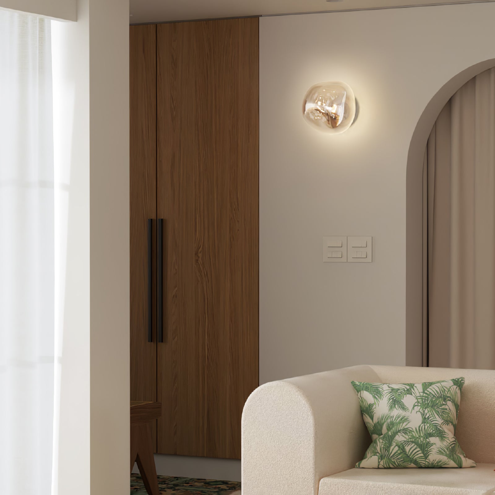 Lava Wall Light, Hardwired Wall Sconce, detail 15