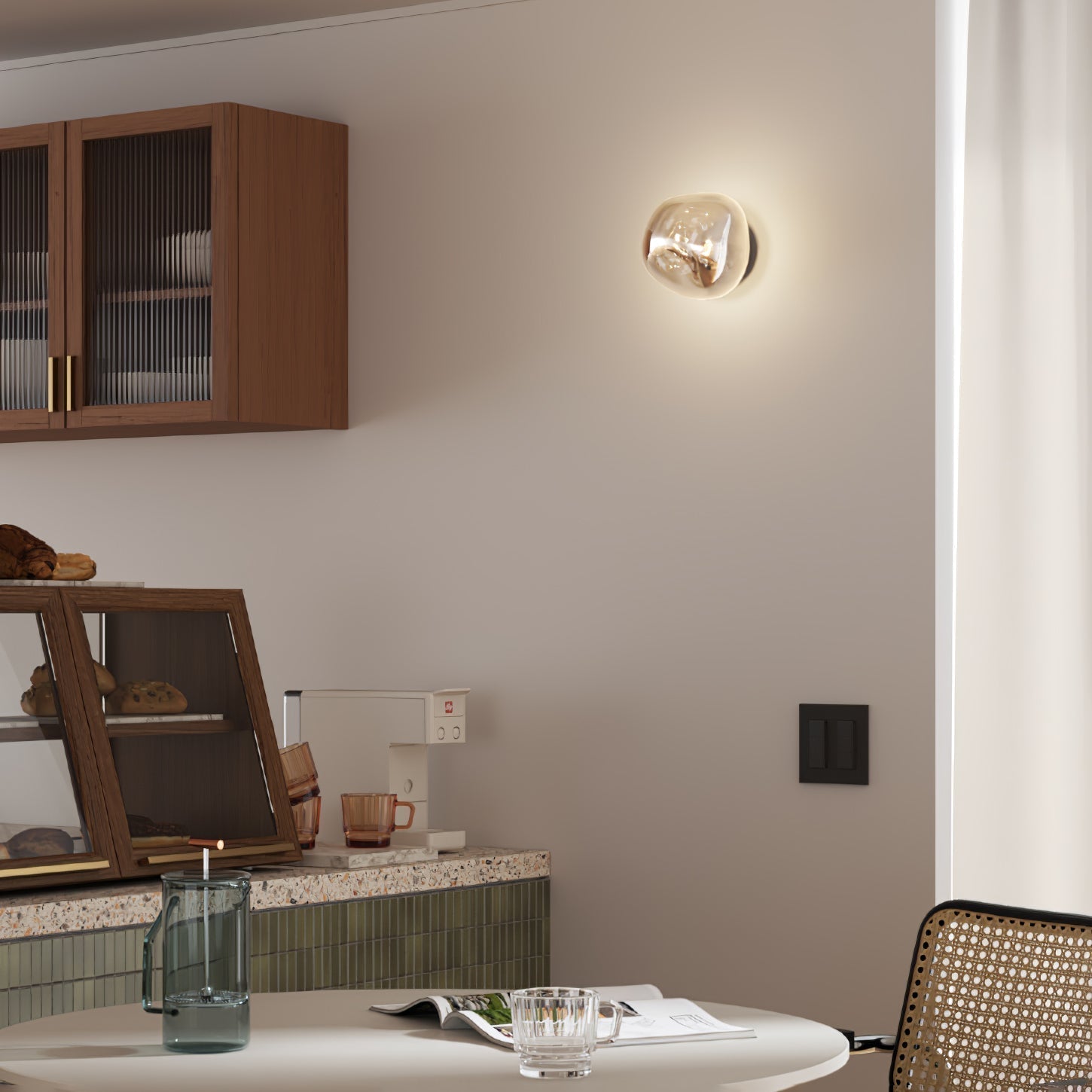 Lava Wall Light, Hardwired Wall Sconce, detail 22
