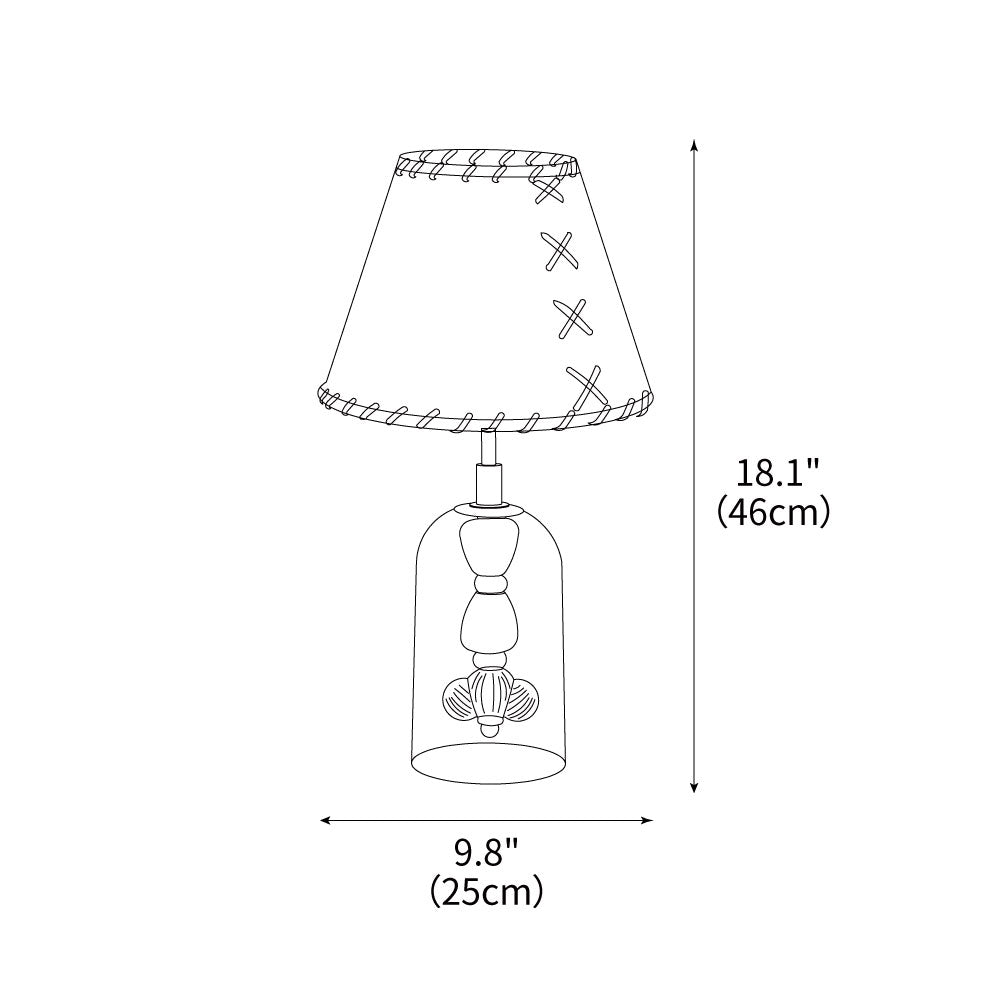Lenny Bedside Table Lamp 9.8