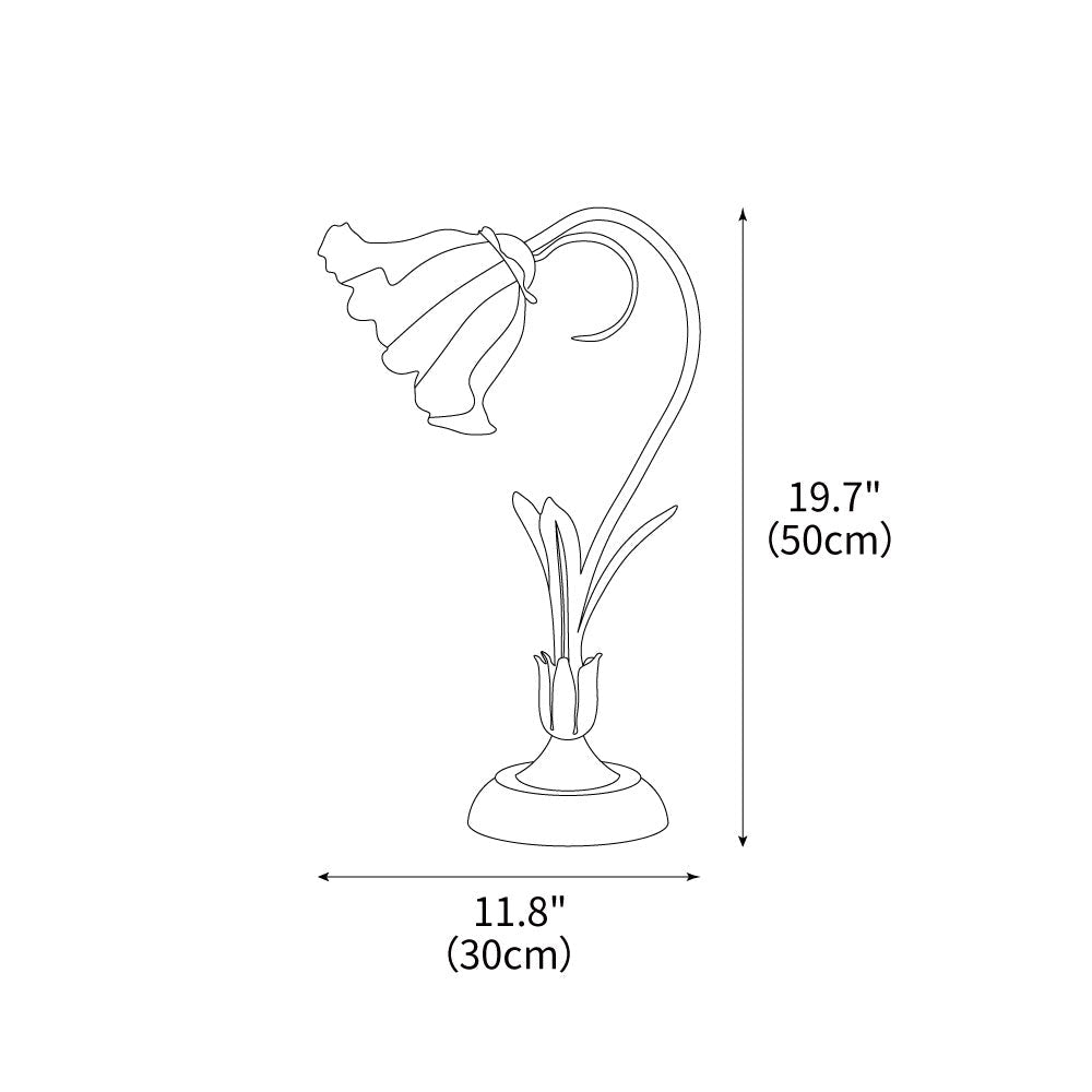 Lily of The Valley Table Lamp 11.8