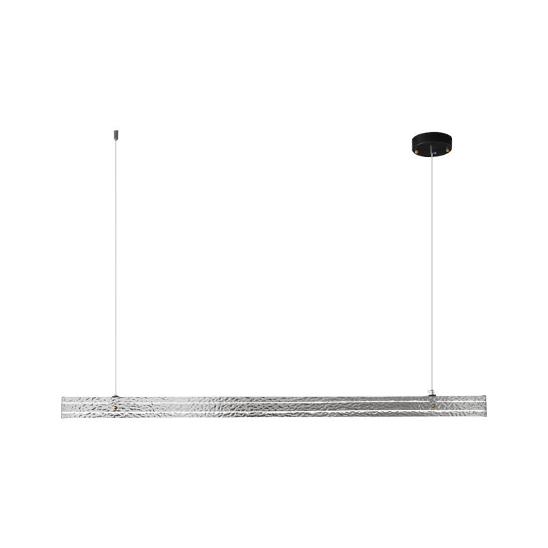 Linear Ribbon Island Hanging Light Pendant Light