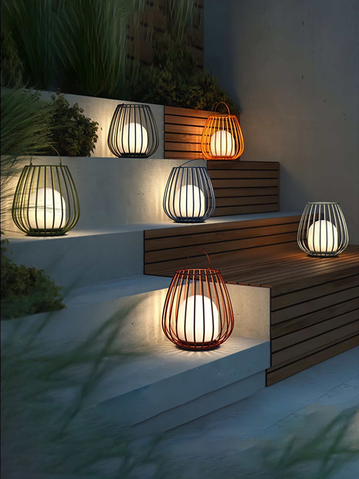 Liora Rechargeable Outdoor Lantern Light Table Lamp