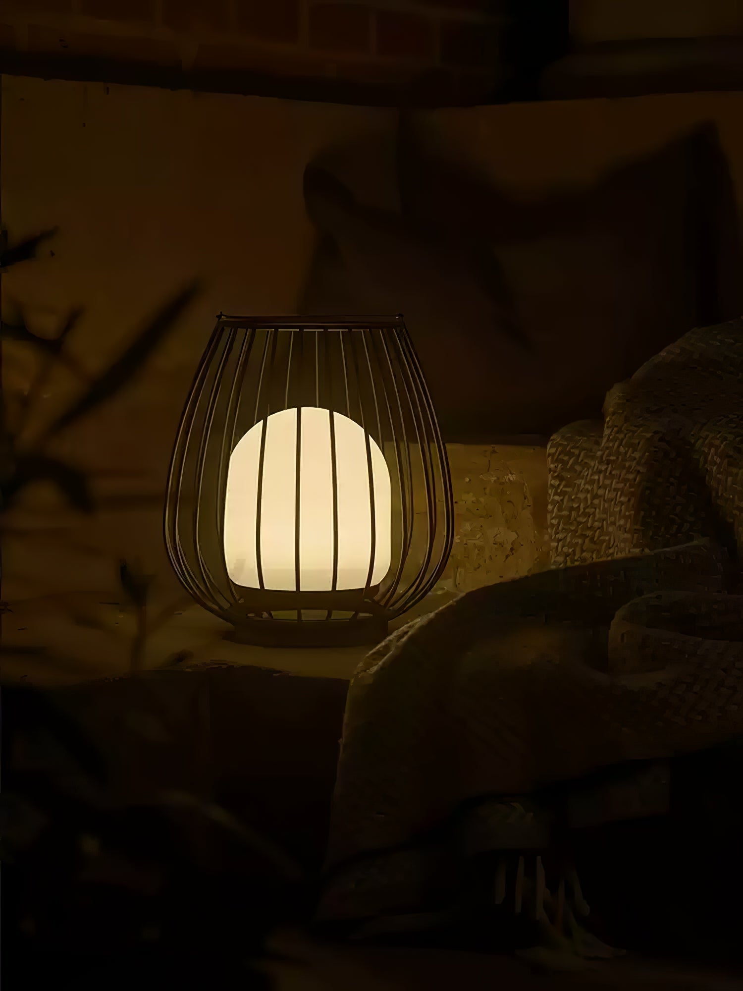 Liora Rechargeable Outdoor Lantern Light Table Lamp