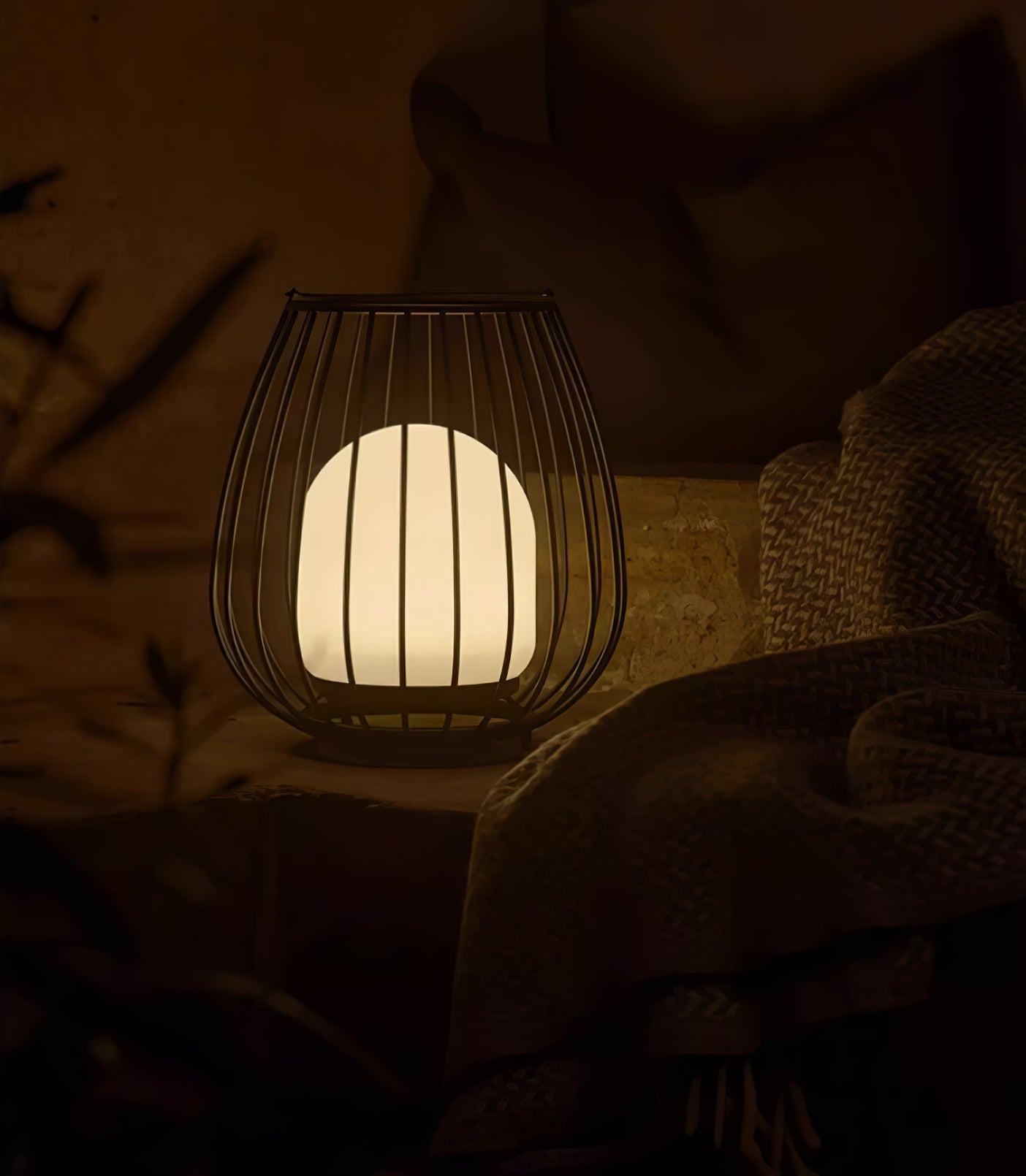 Liora Rechargeable Outdoor Lantern Light Table Lamp