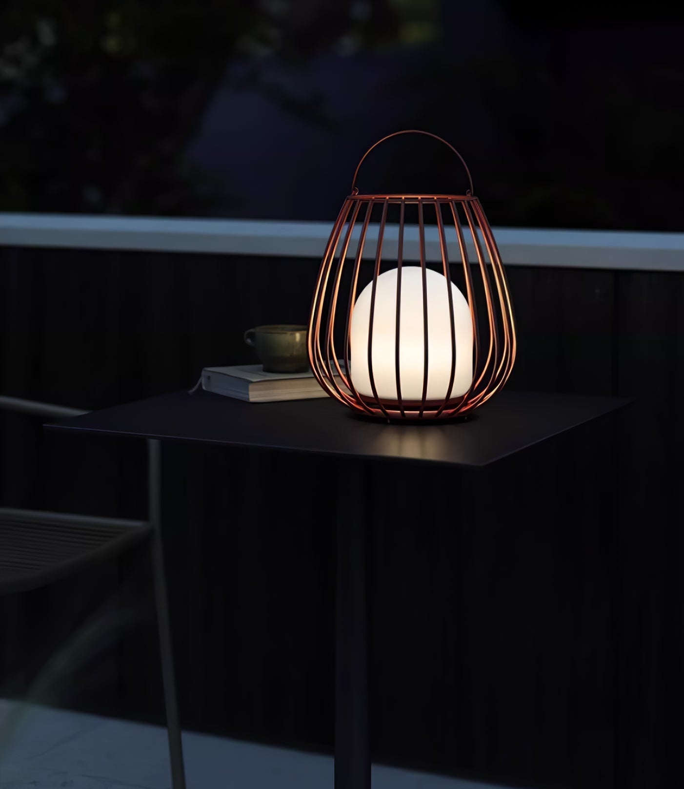 Liora Rechargeable Outdoor Lantern Light Table Lamp
