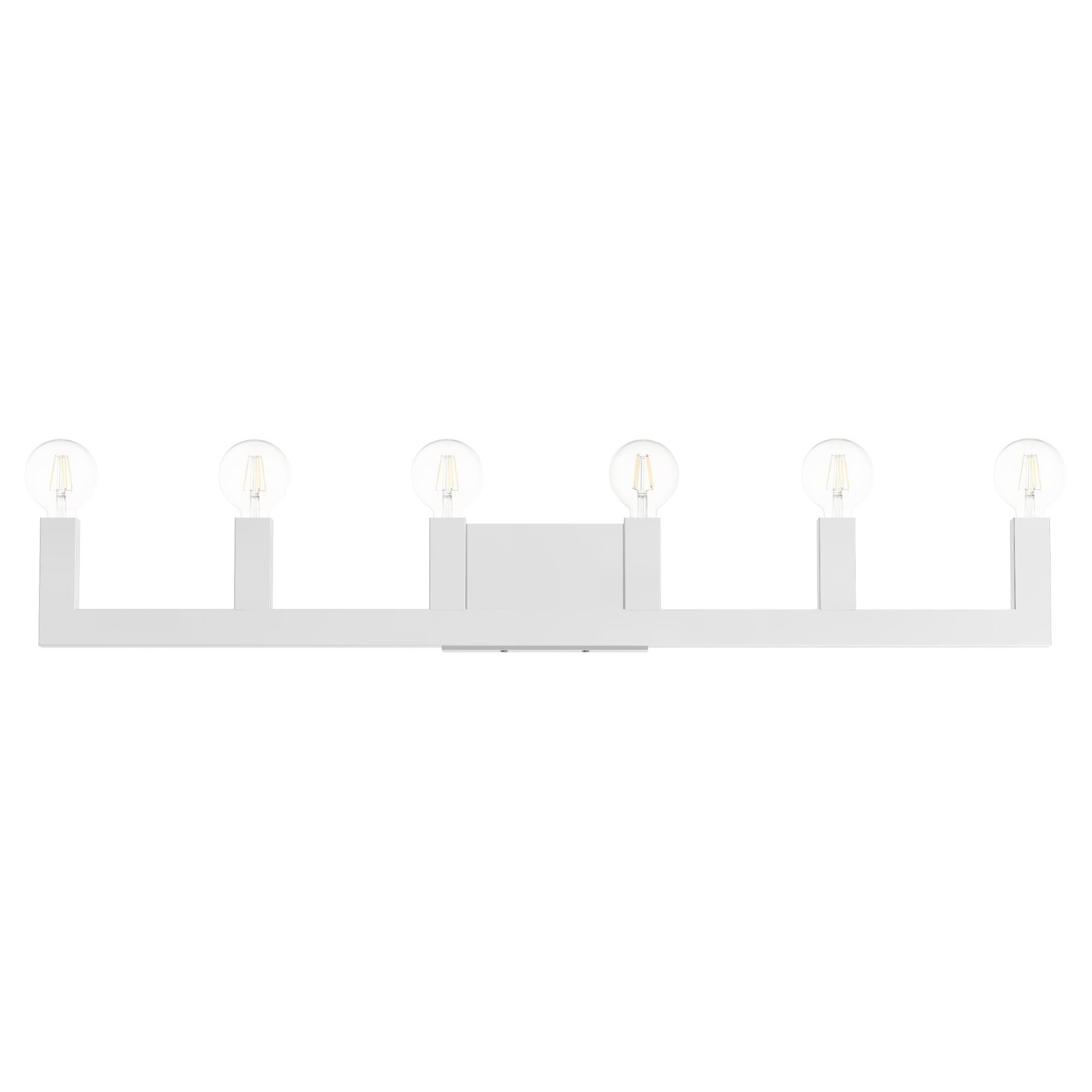 Solna 43 Inch 6 Light Bath Vanity Fixture, Bathroom Vanity Light, detail 22