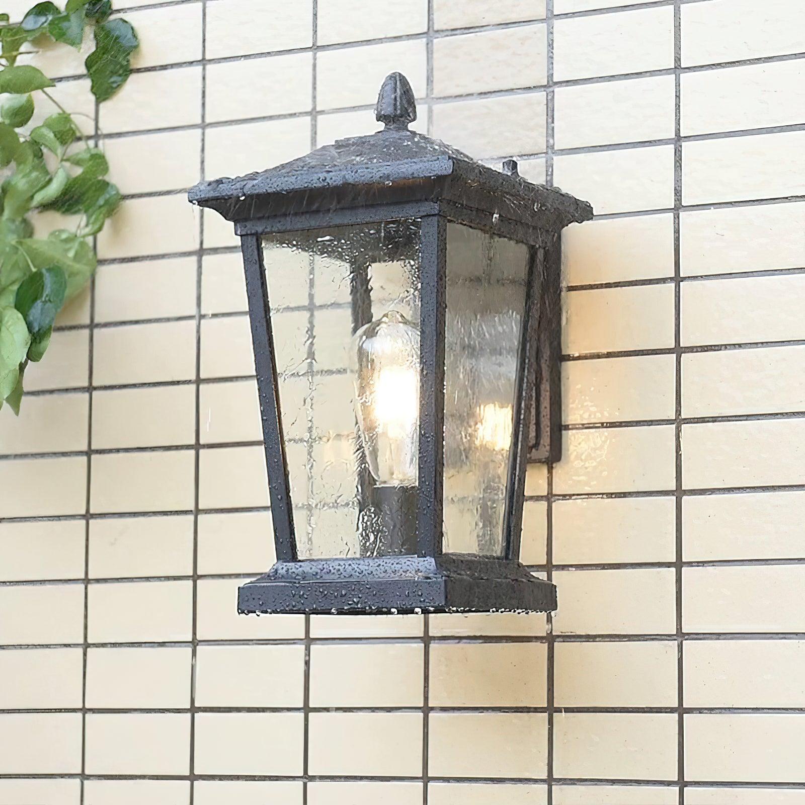 Lodge Birdcage Outdoor Wall Sconce