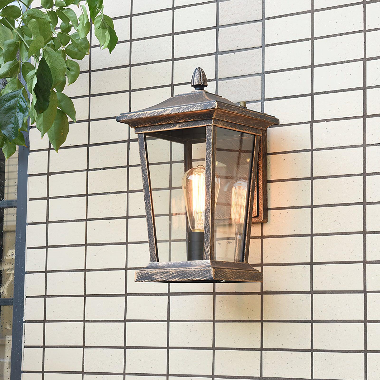 Lodge Birdcage Outdoor Wall Sconce