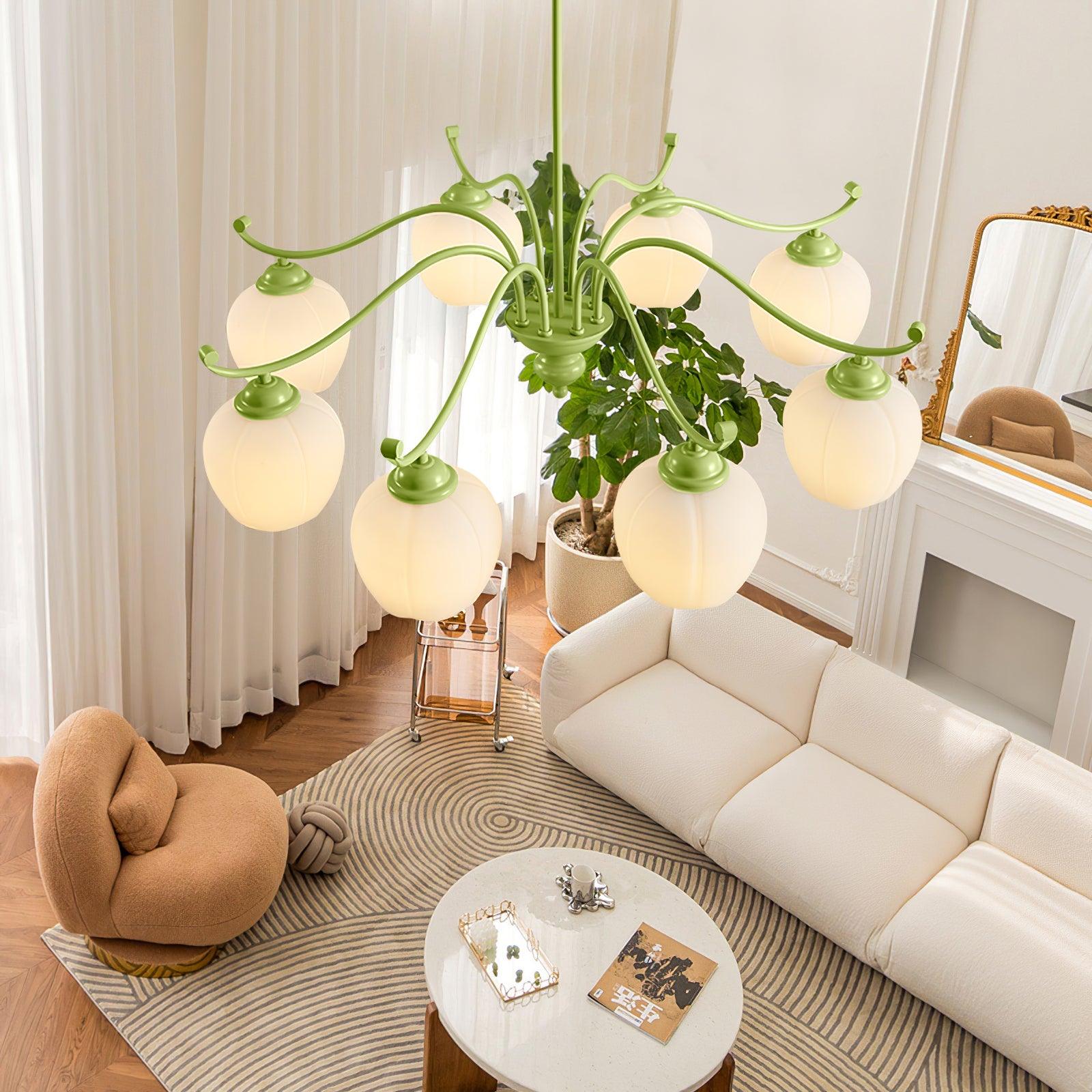 Lomance Lily Chandelier detail view 5